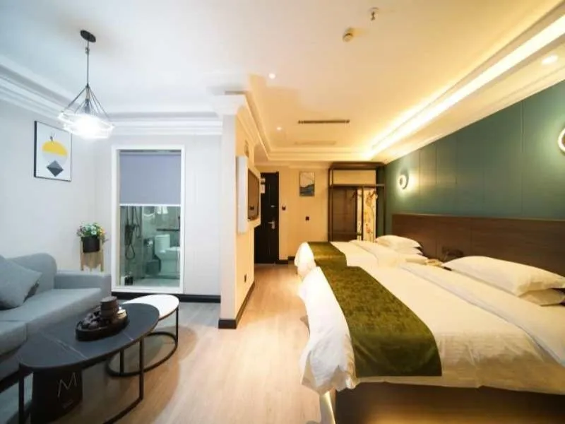 Bed in GreenTree Alliance JiangXi ShangRao YiYang County ZhiMin Aveune YingBin Avenue Hotel