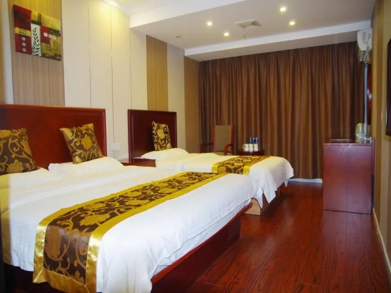 Bed in GreenTree Inn Jiangsu Wuxi Jiangyin North Huancheng Road Walking Street Express Hotel