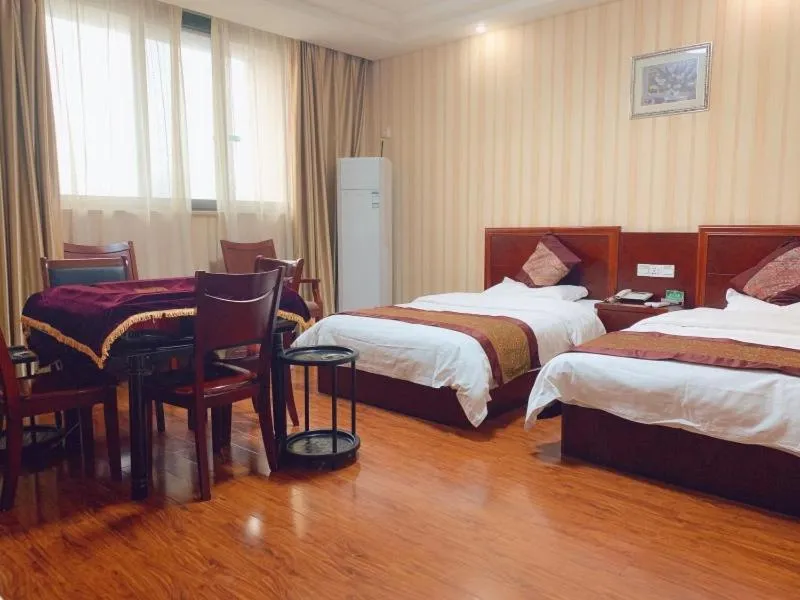 Bed in GreenTree Alliance Jiangsu Wuxi Yixing jinsanjiao Bus Station Hotel