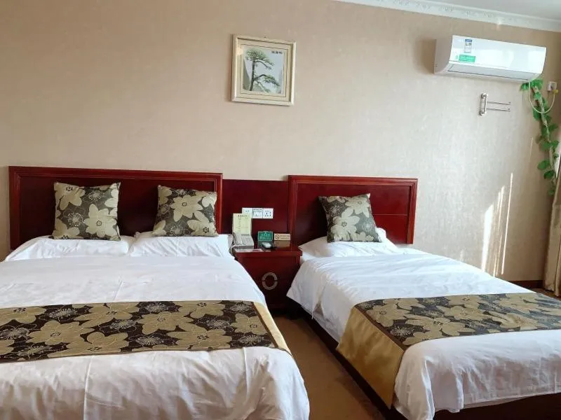 Bed in GreenTree Alliance Jiangsu Wuxi Yixing jinsanjiao Bus Station Hotel