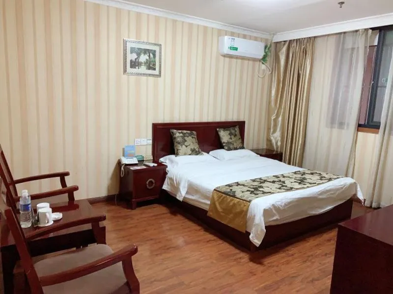 Bed in GreenTree Alliance Jiangsu Wuxi Yixing jinsanjiao Bus Station Hotel
