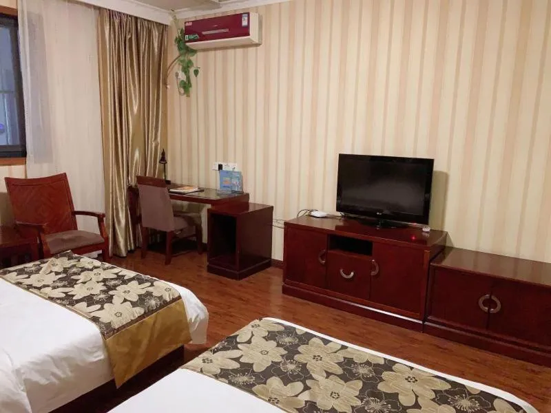 Bed in GreenTree Alliance Jiangsu Wuxi Yixing jinsanjiao Bus Station Hotel