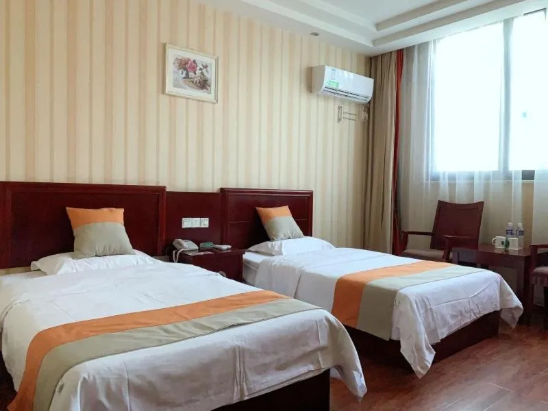 Bed in GreenTree Alliance Jiangsu Wuxi Yixing jinsanjiao Bus Station Hotel
