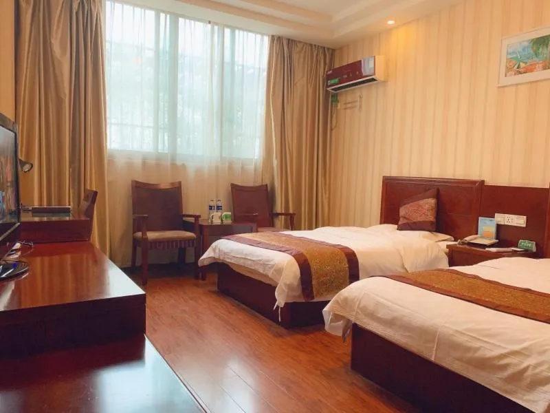 Bed in GreenTree Alliance Jiangsu Wuxi Yixing jinsanjiao Bus Station Hotel