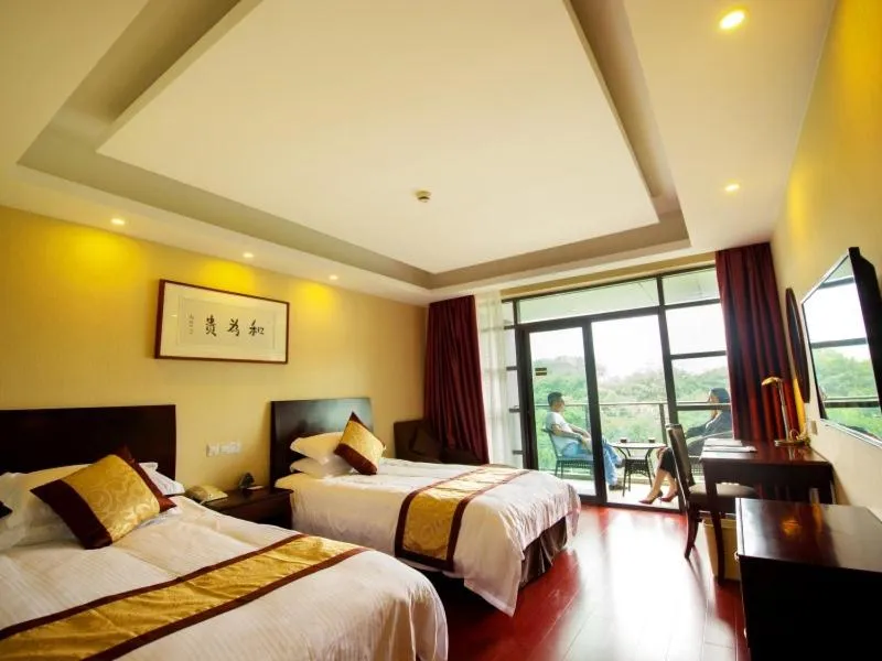 Bed in GreenTree Inn JiangSu SuZhou Science and Technology City Business Hotel