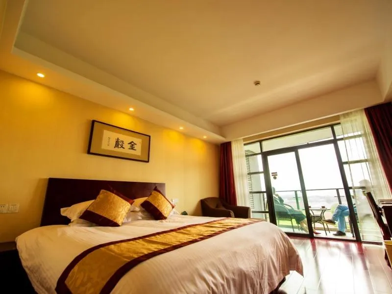 Bed in GreenTree Inn JiangSu SuZhou Science and Technology City Business Hotel