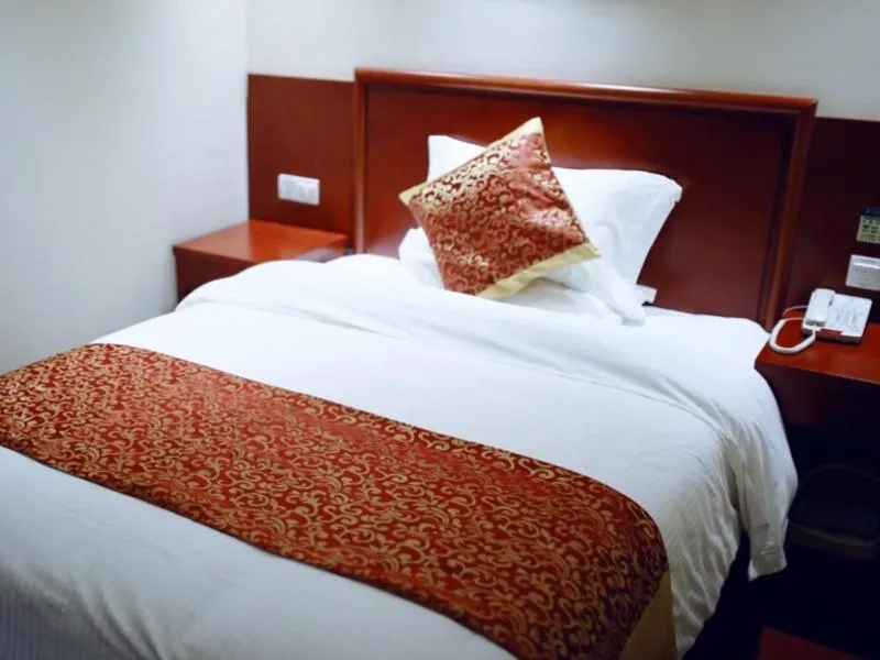 Bed in GreenTree Inn JiangSu XuZhou KuangDa HuaiTa East Gate Express Hotel