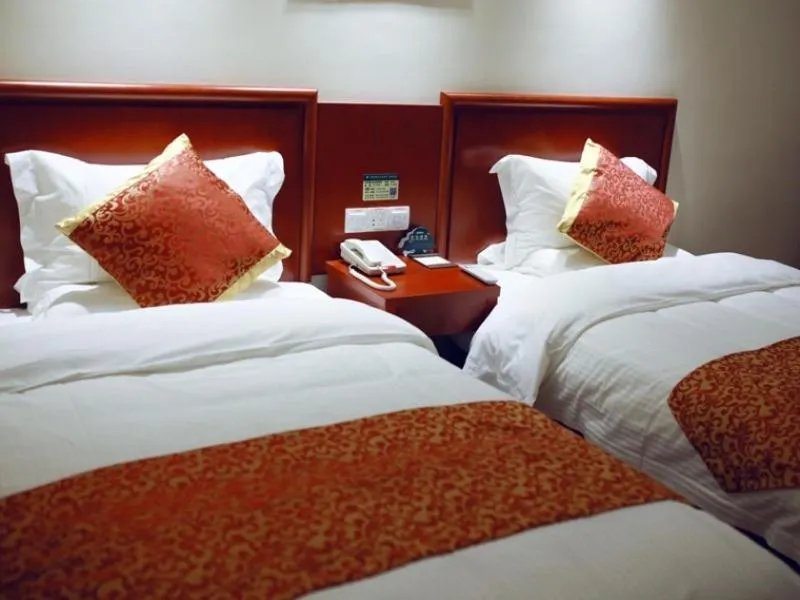 Bed in GreenTree Inn JiangSu XuZhou KuangDa HuaiTa East Gate Express Hotel