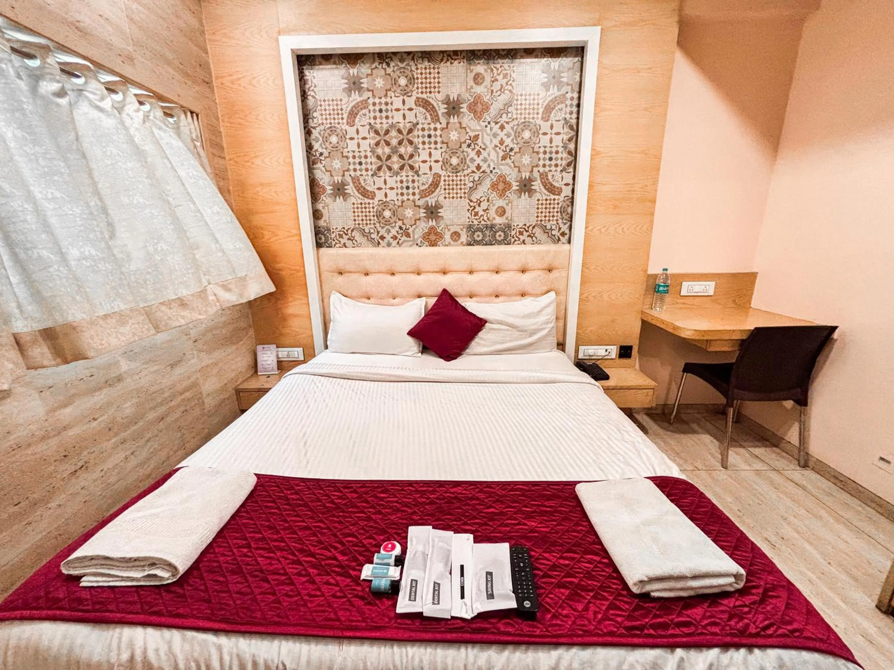 Photo of the whole room, Bed in Hotel Neelkamal