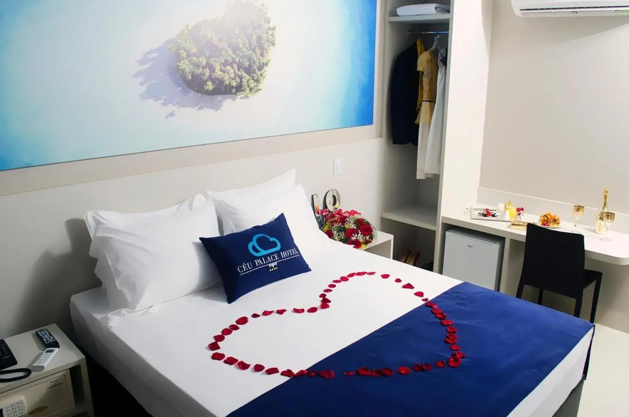 Bed in Céu Palmas Hotel Bed in Céu Palmas Hotel