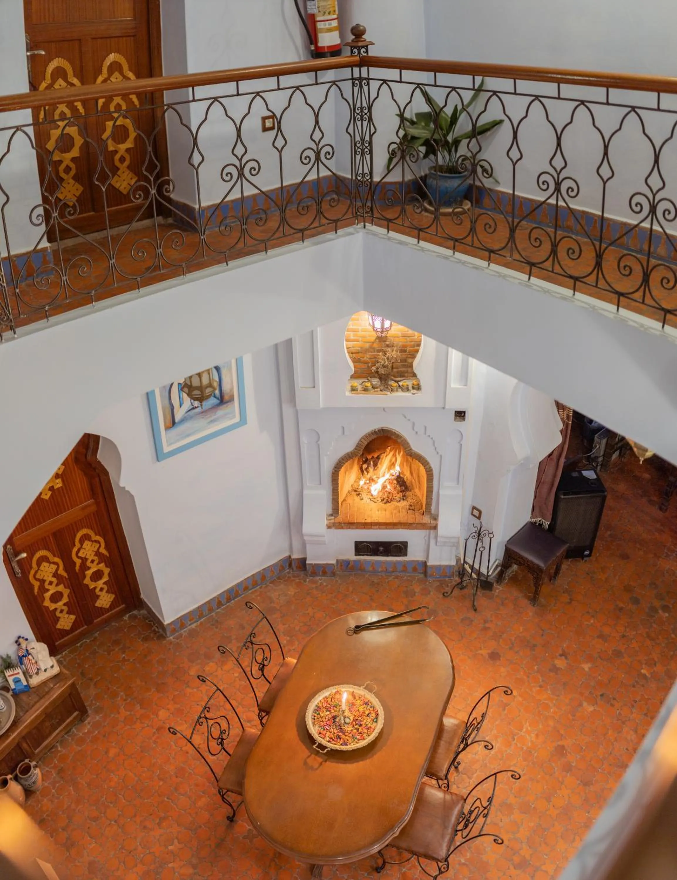 Seating area in Casa Sabila