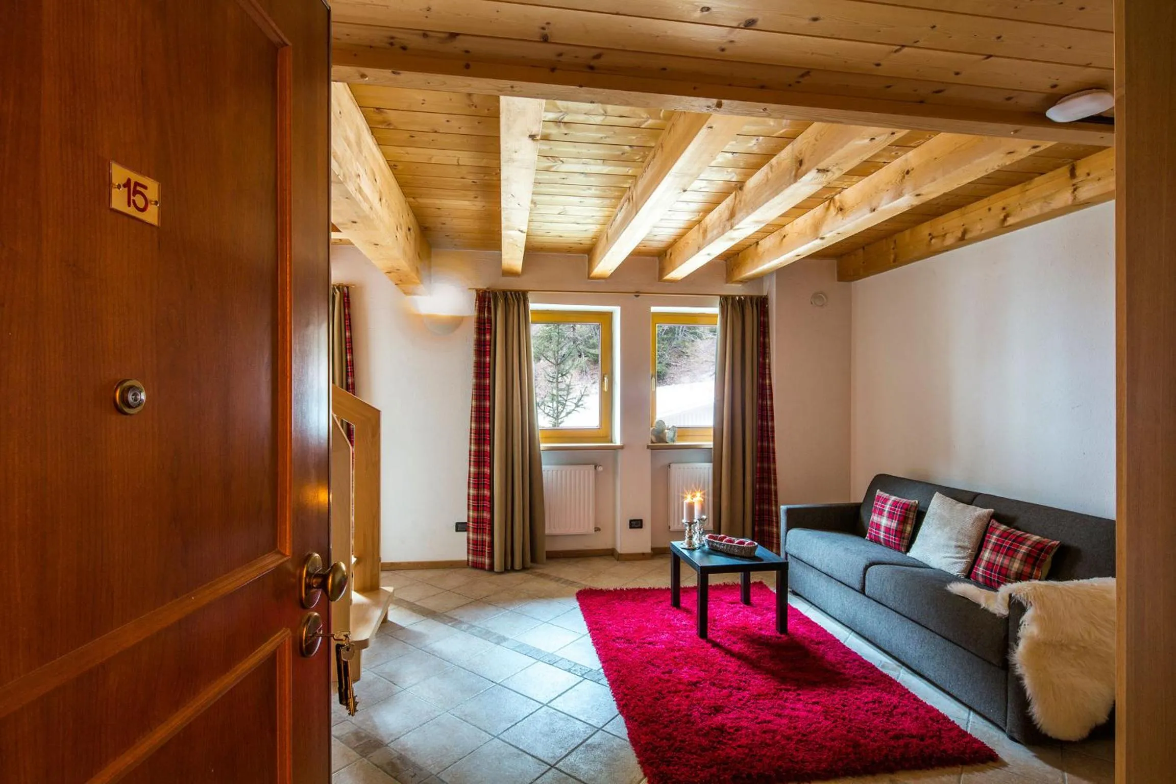 Living room in Stelvio Residence