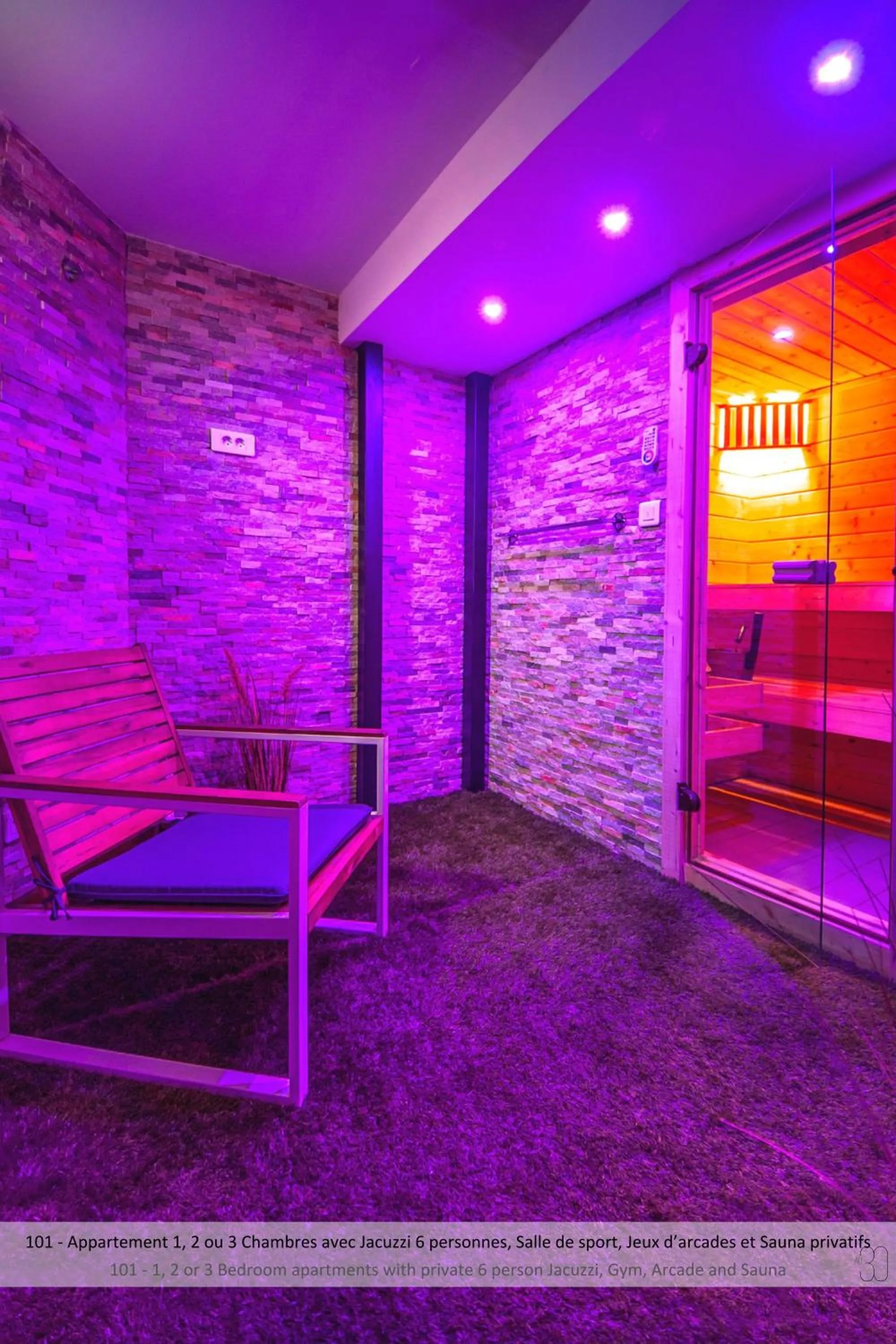 Sauna in Au 30 Lille Centre Grand Palais