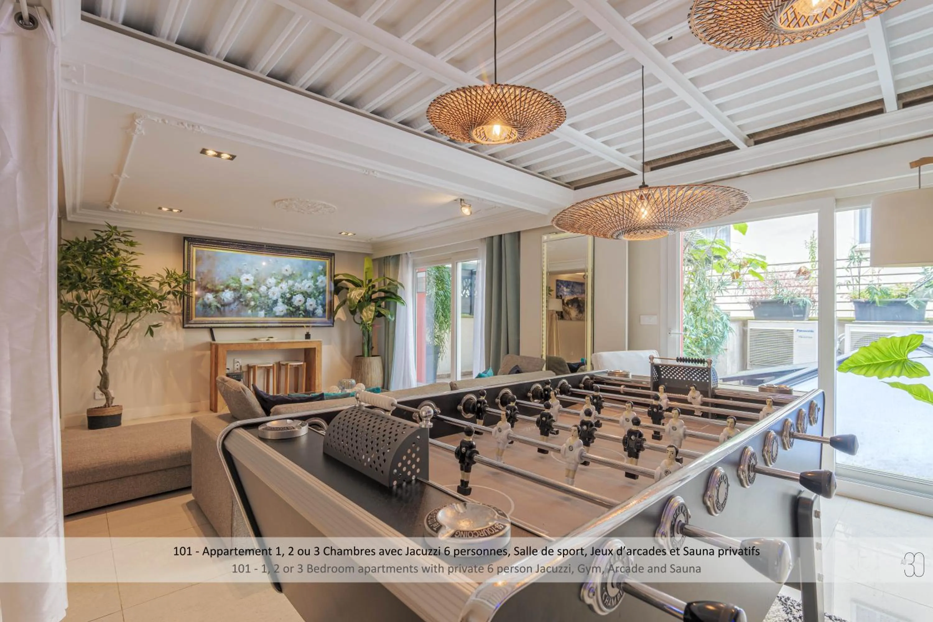 Living room in Au 30 Lille Centre Grand Palais