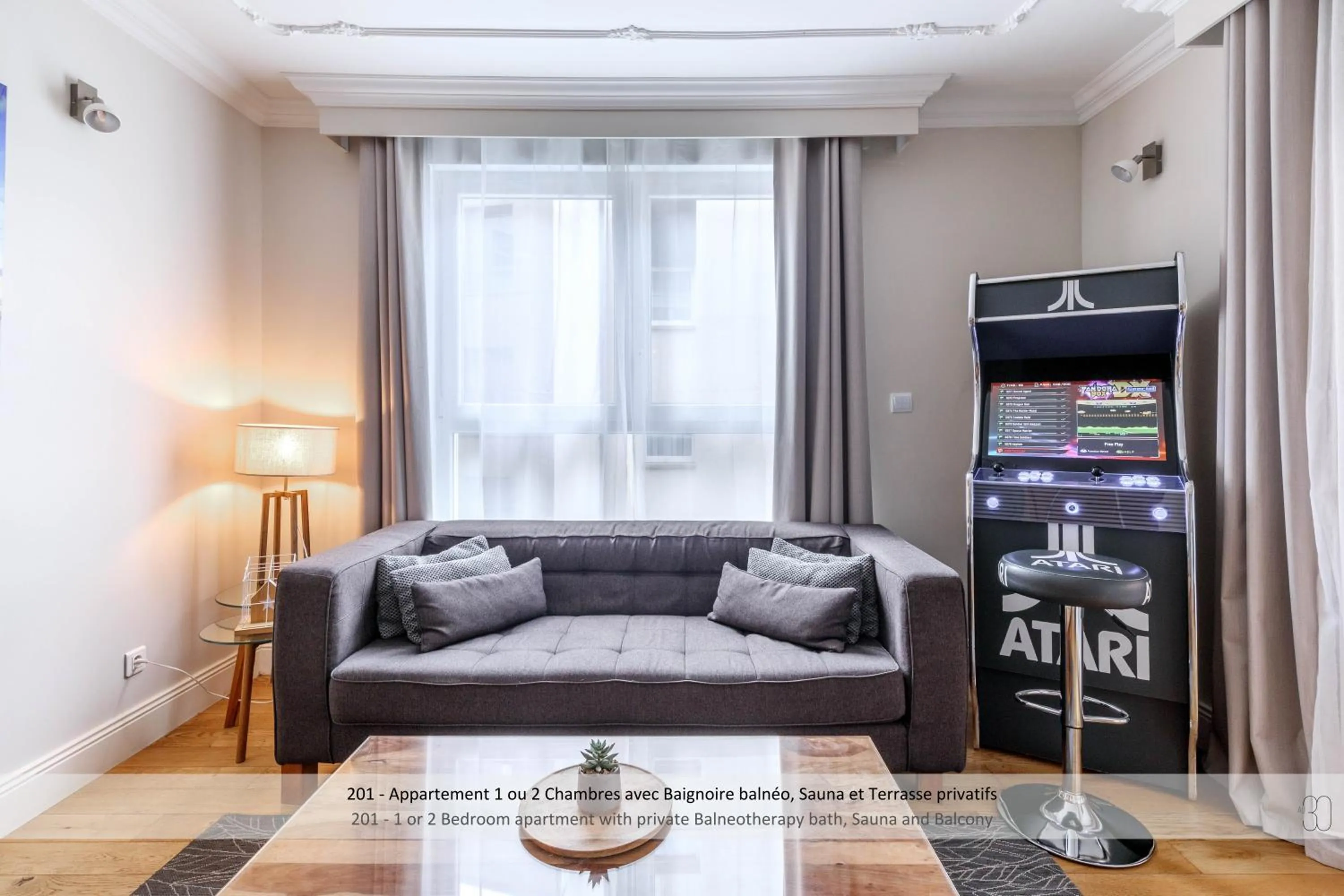 Living room in Au 30 Lille Centre Grand Palais