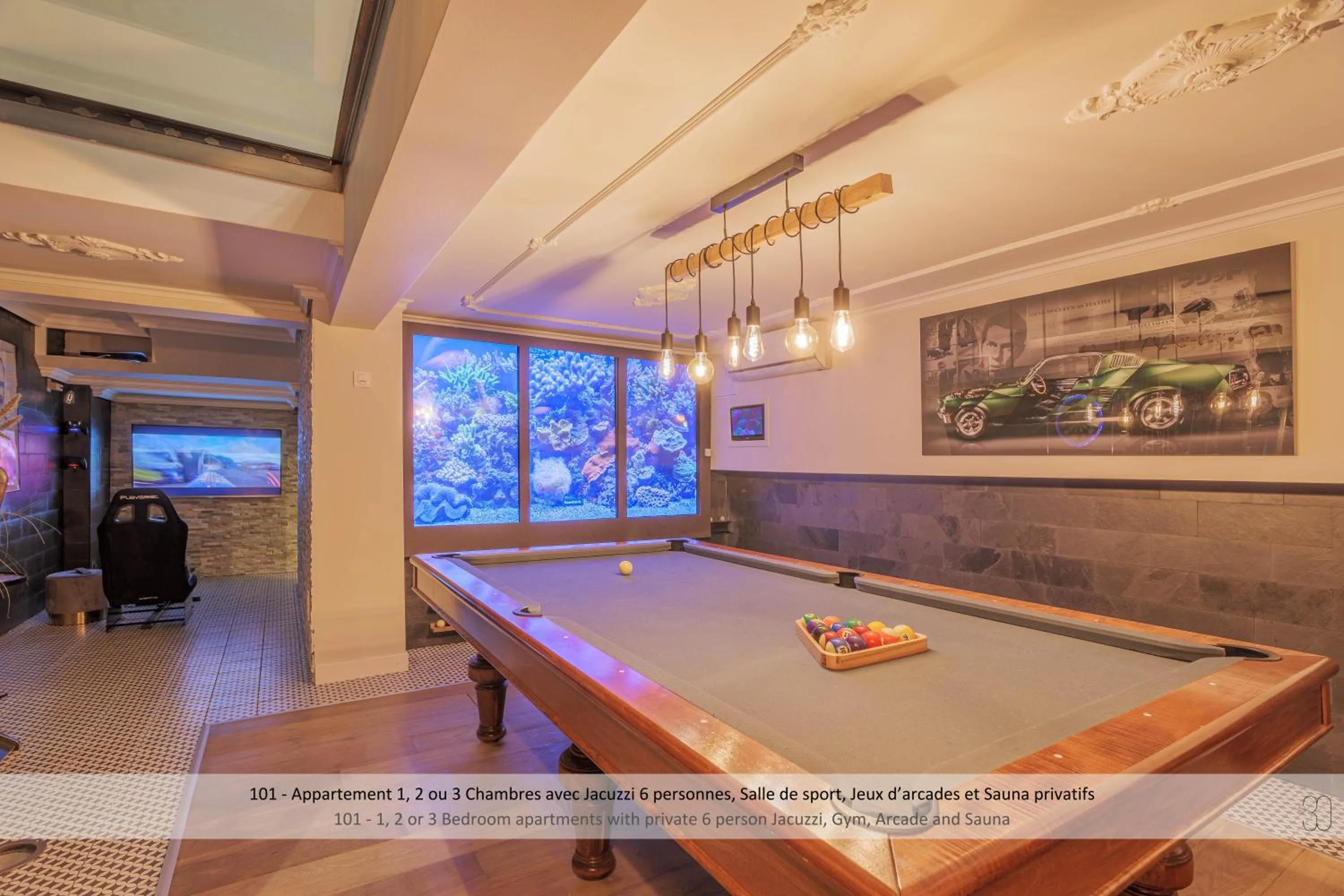 Billiard in Au 30 Lille Centre Grand Palais