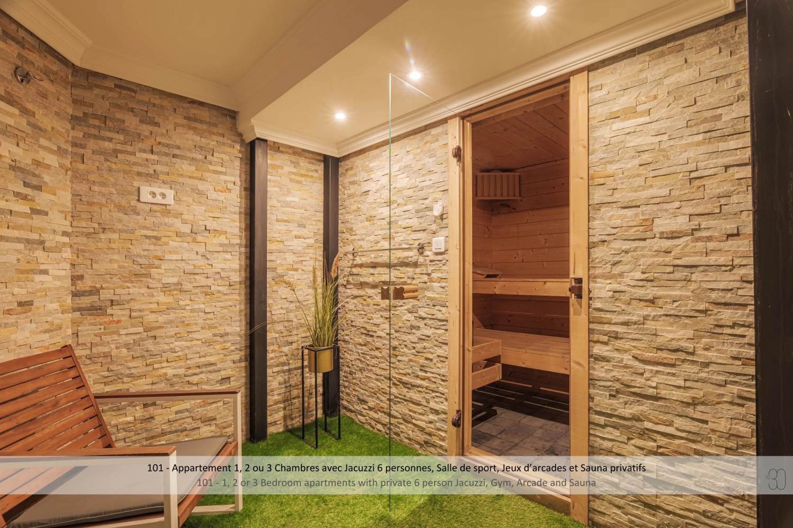 Sauna in Au 30 Lille Centre Grand Palais