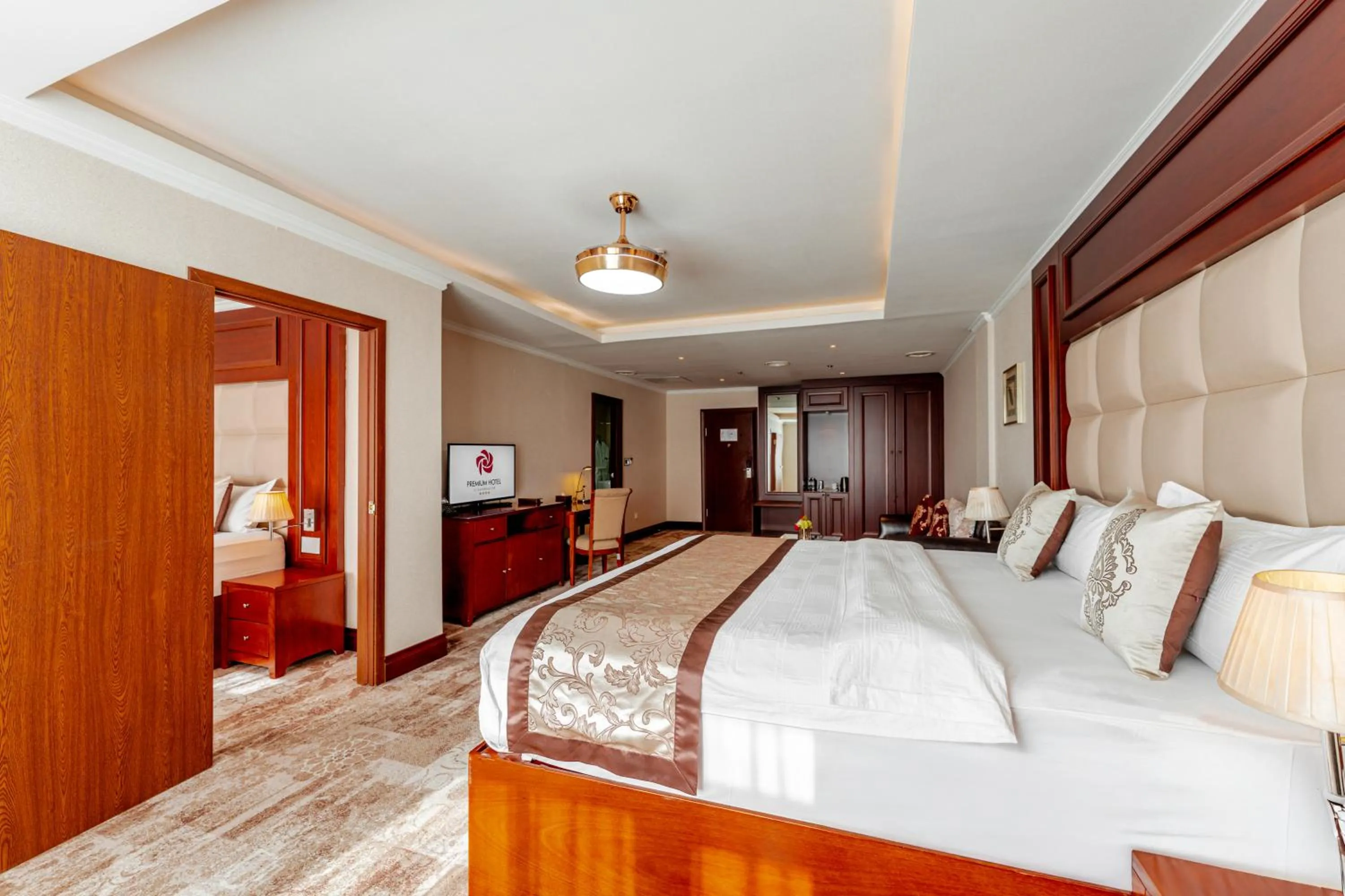 Bedroom, Bed in Premium Hotel Ulaanbaatar