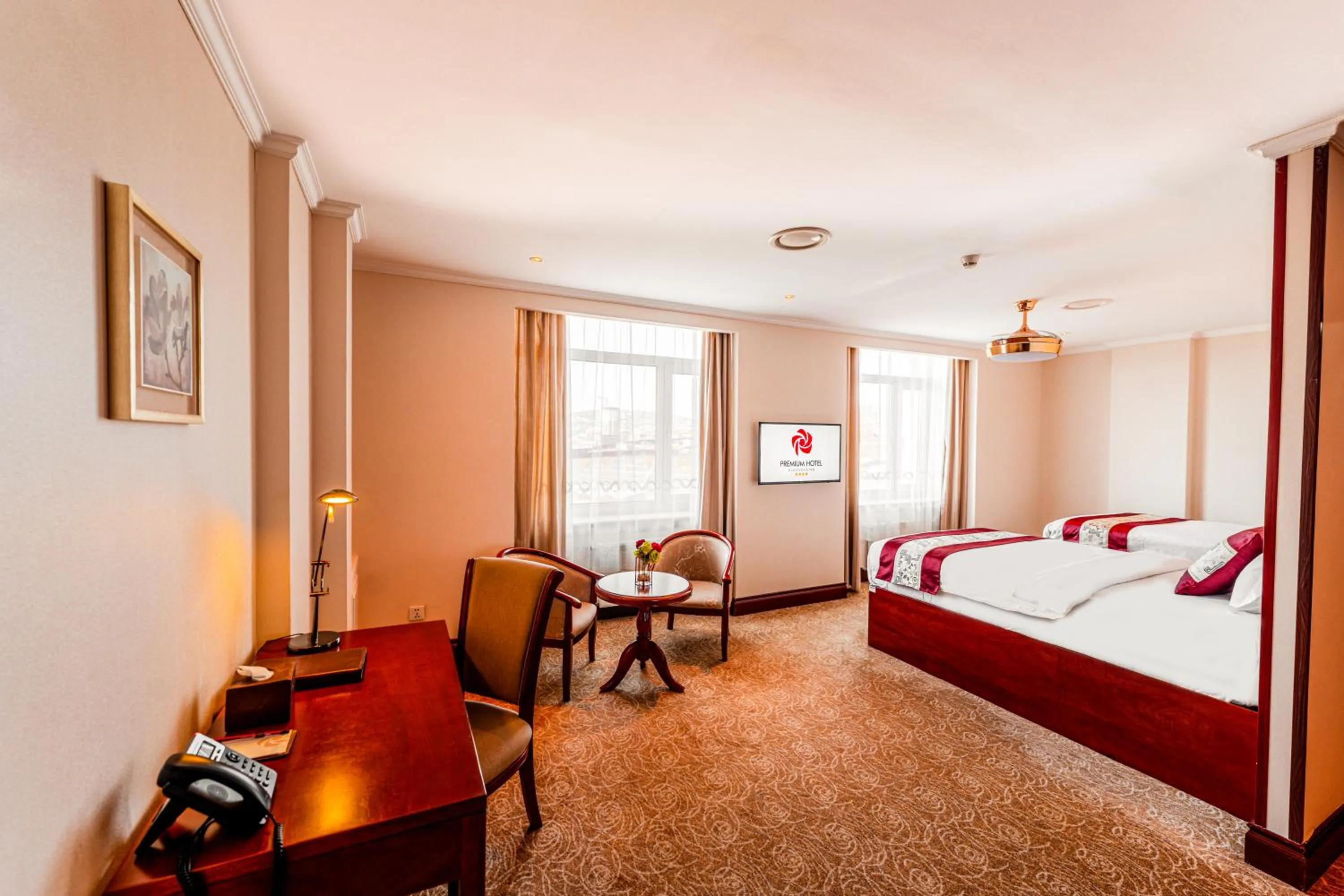 Bed in Premium Hotel Ulaanbaatar