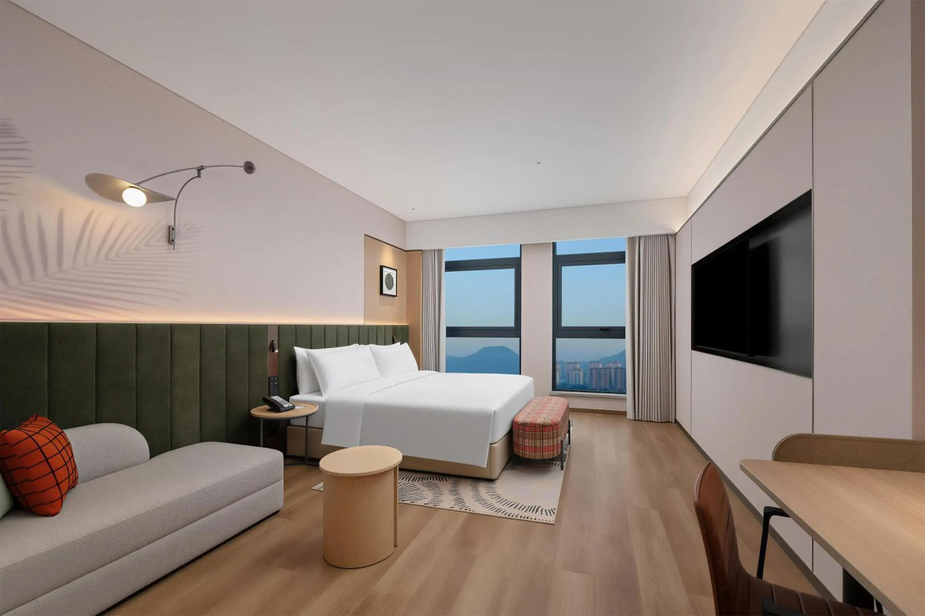 King Guest Room in Hilton Garden Inn Ningguo Chengxi Lake King Guest Room in Hilton Garden Inn Ningguo Chengxi Lake