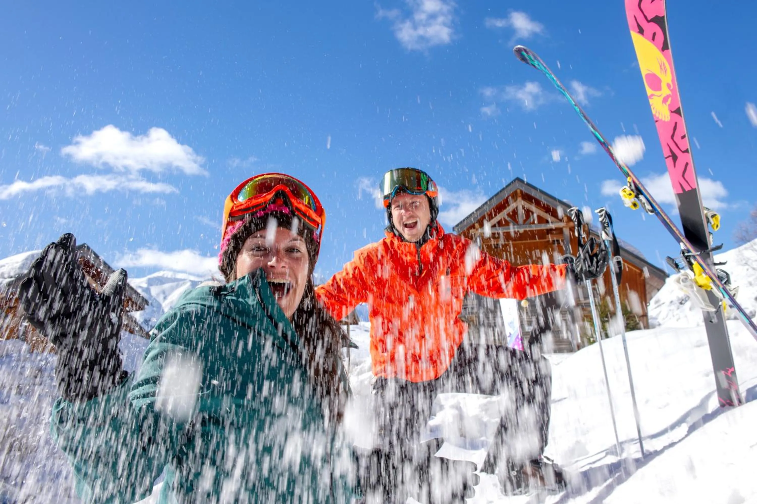 People in Goélia - Les Chalets des Marmottes