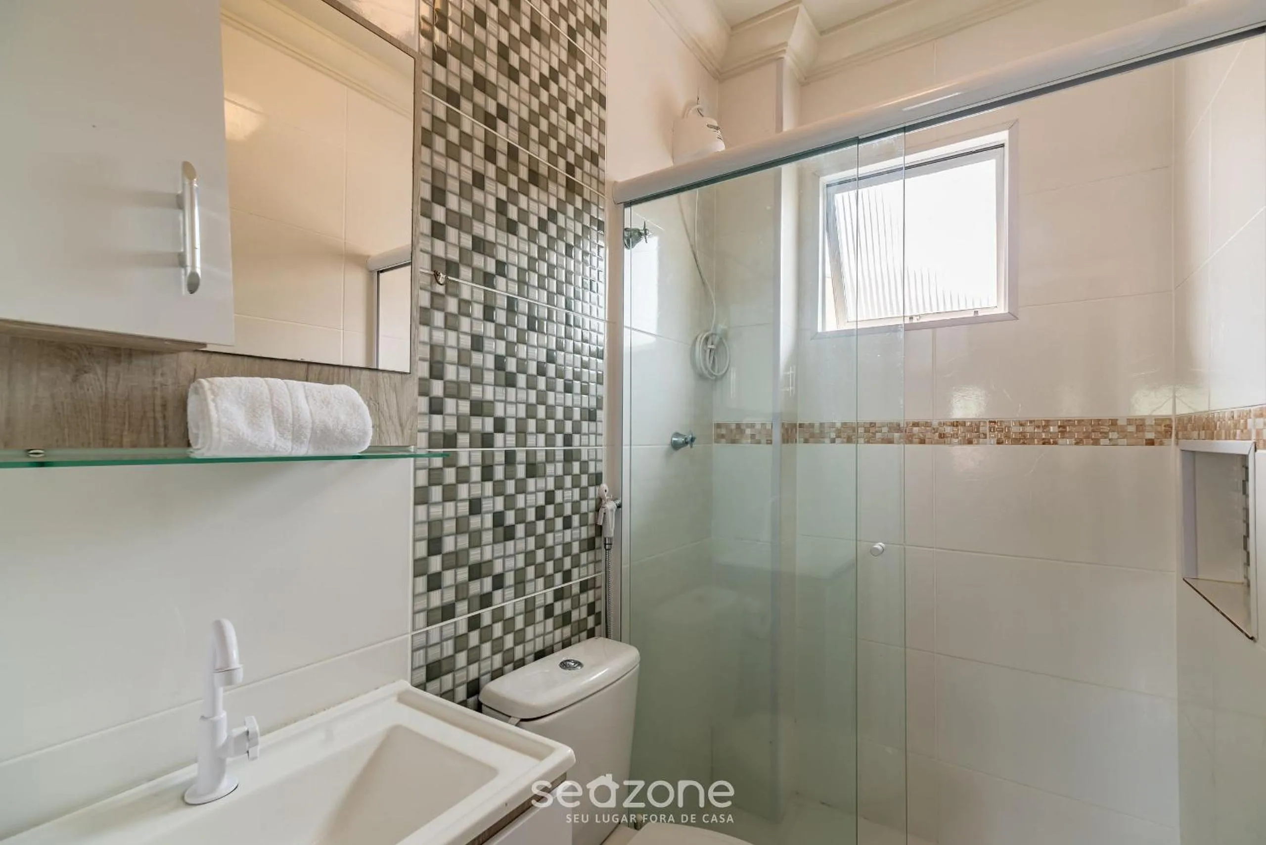 Bathroom in Apto 2Q a 260m da praia do Canto - Itapema RTL0302
