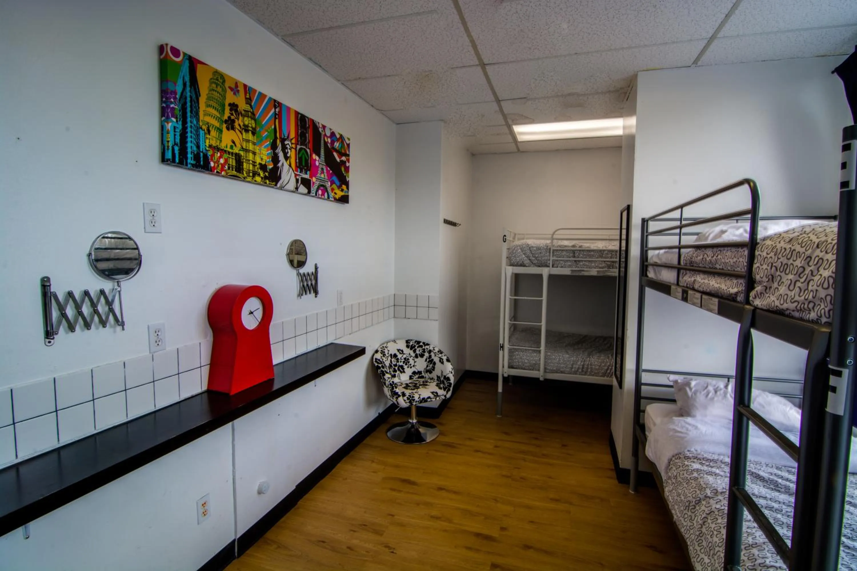 bunk bed in Wicked Hostels - Calgary