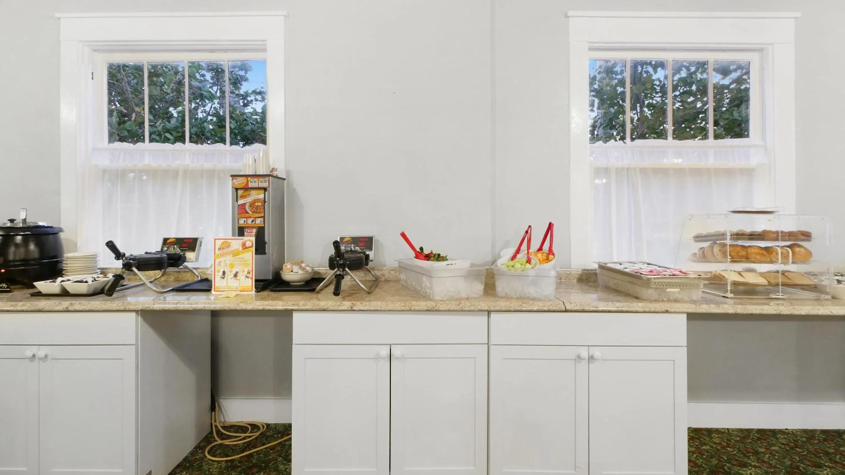 Buffet breakfast in Crystal Bay Historic Hotel