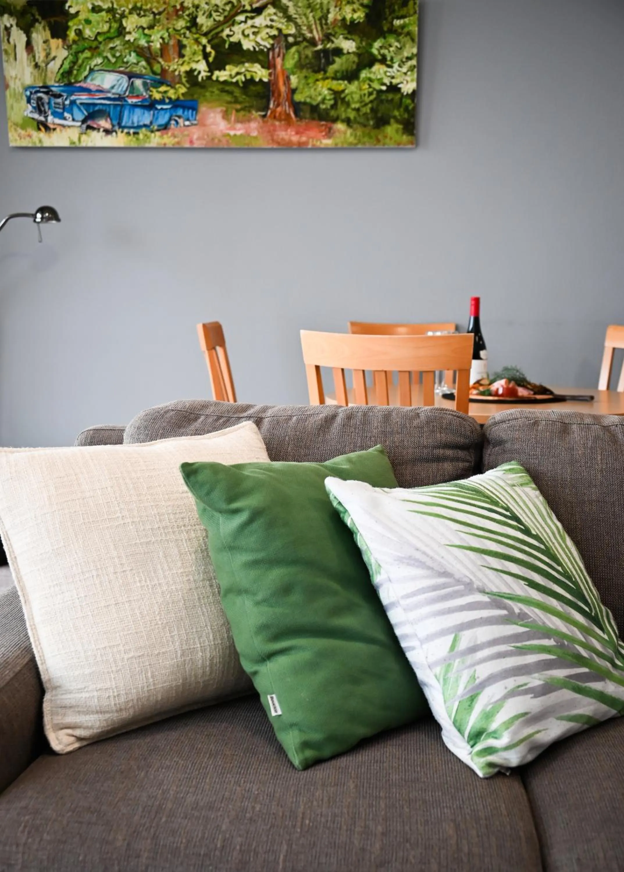 Living room in Mansfield Apartments