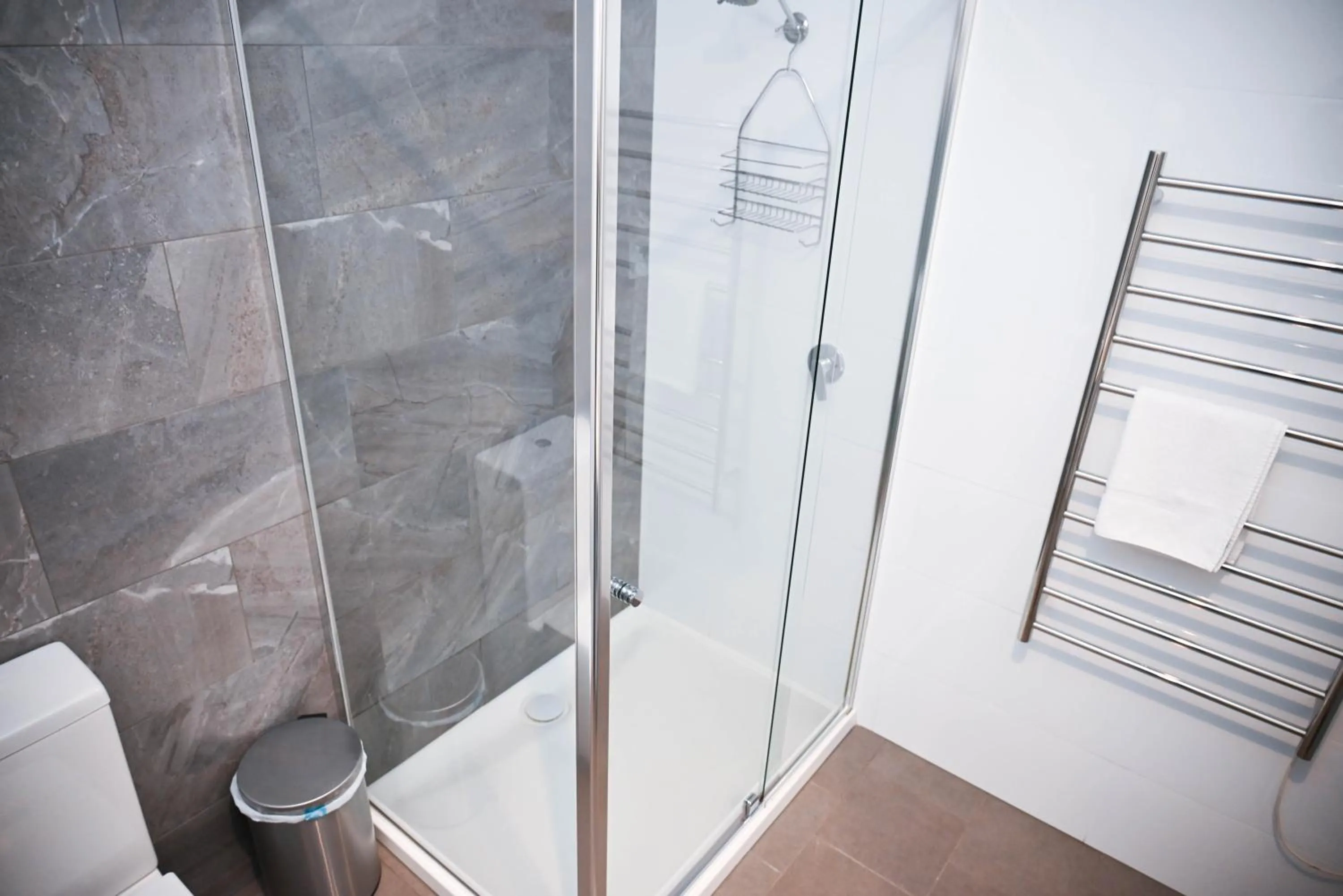 Shower in Mansfield Apartments