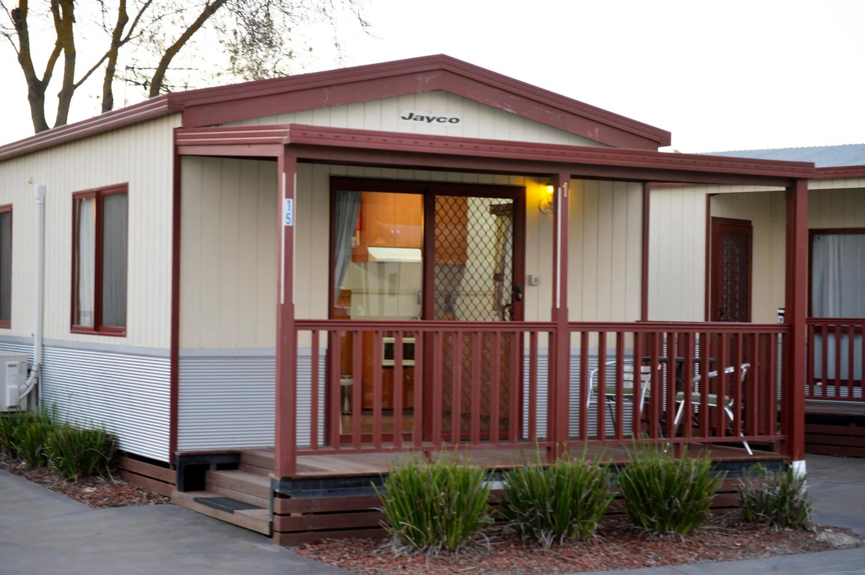 Property building in Riverside Cabin Park