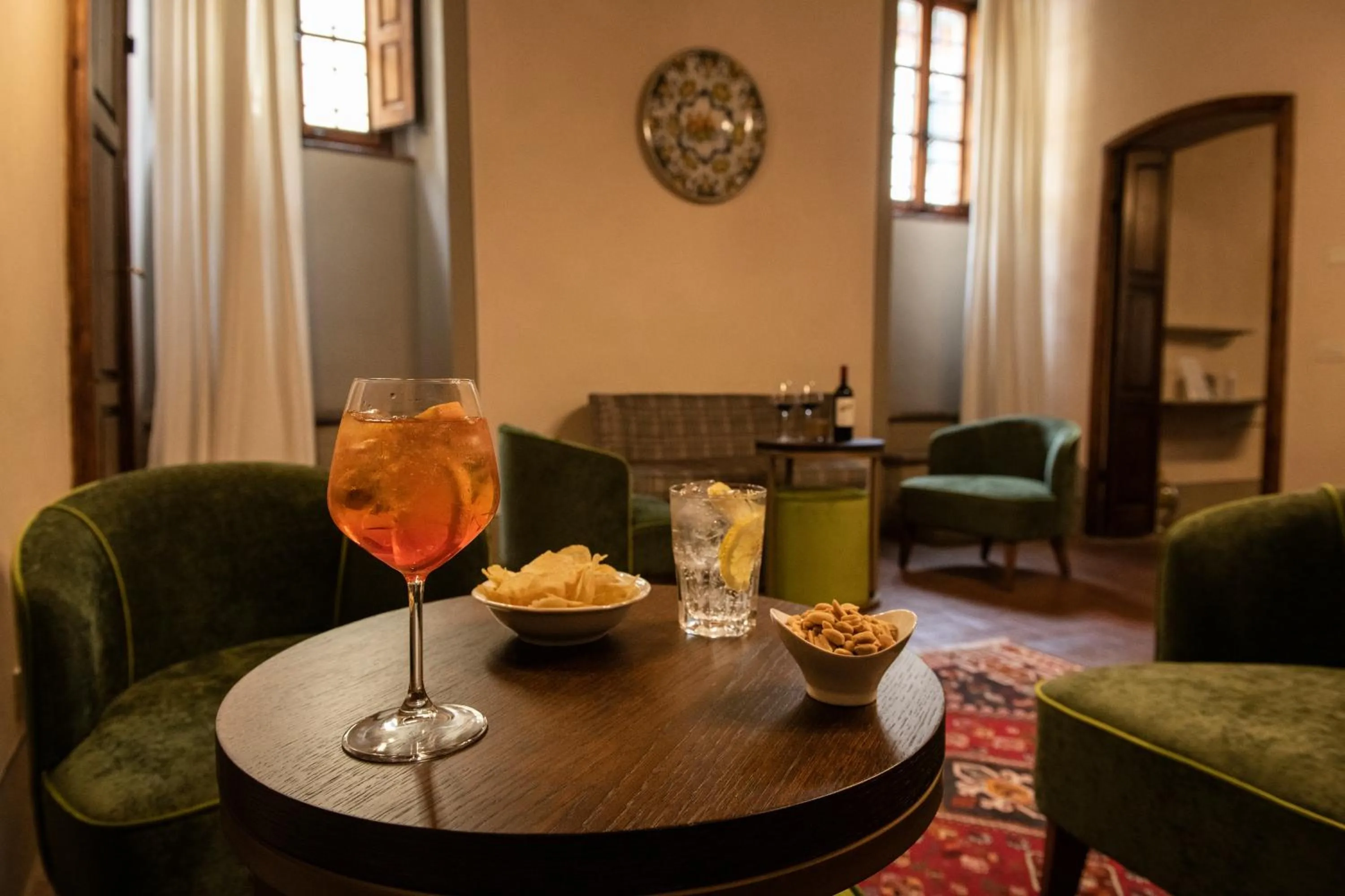 Living room in Palazzo Leopoldo Dimora Storica & Spa
