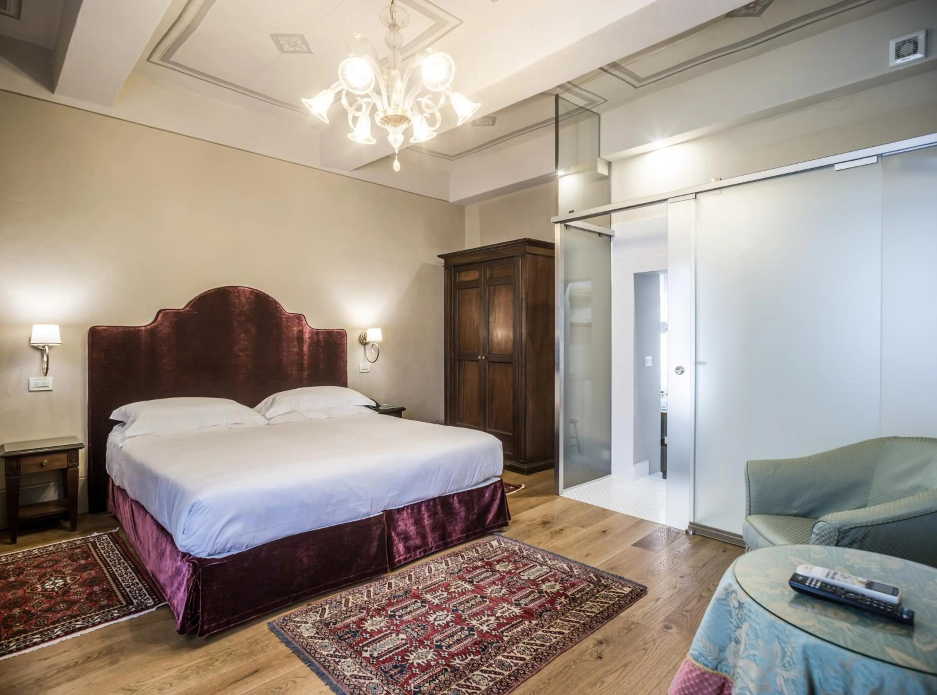 Bed in Palazzo Leopoldo Dimora Storica & Spa