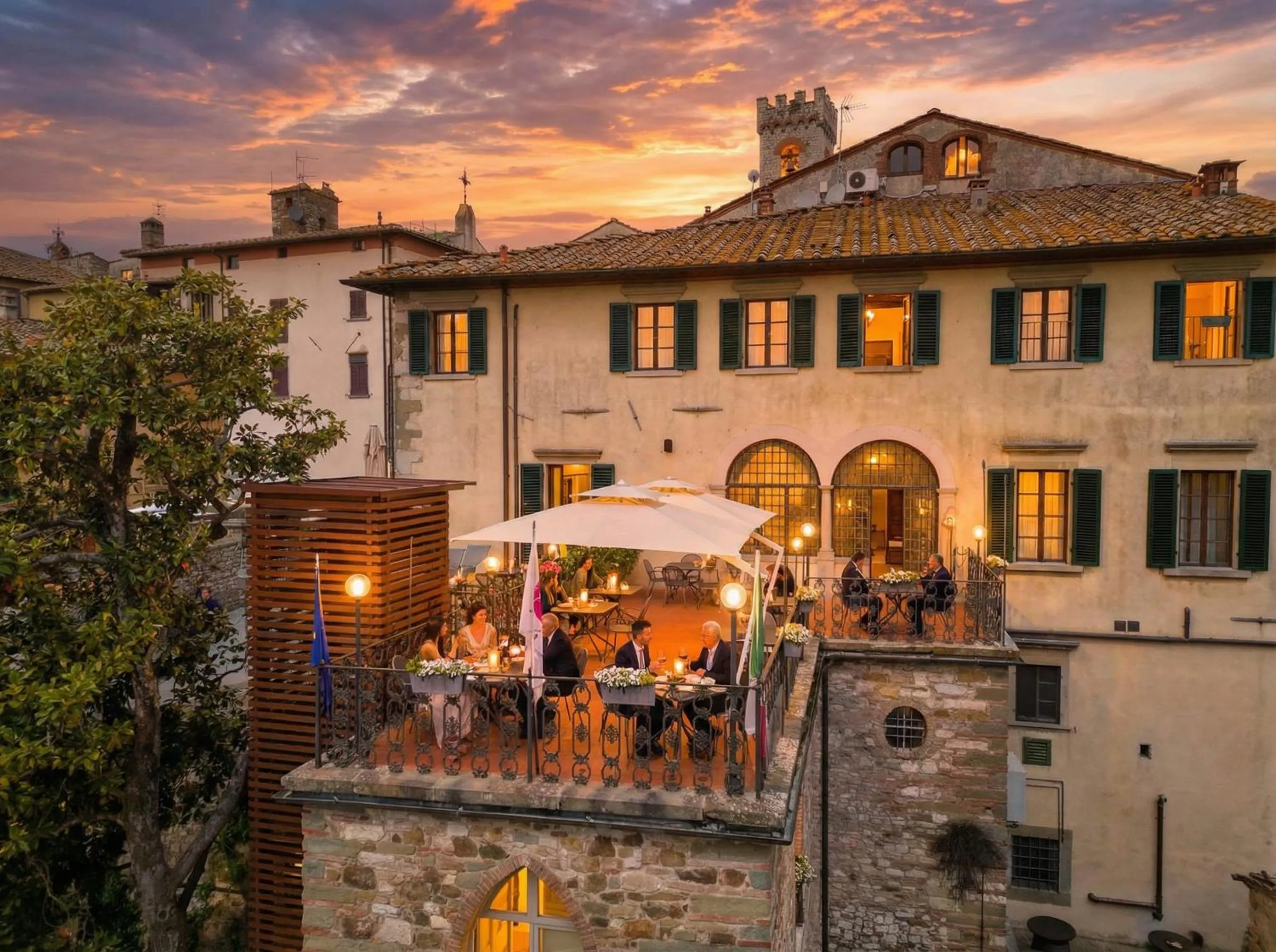 Balcony/Terrace in Palazzo Leopoldo Dimora Storica & Spa
