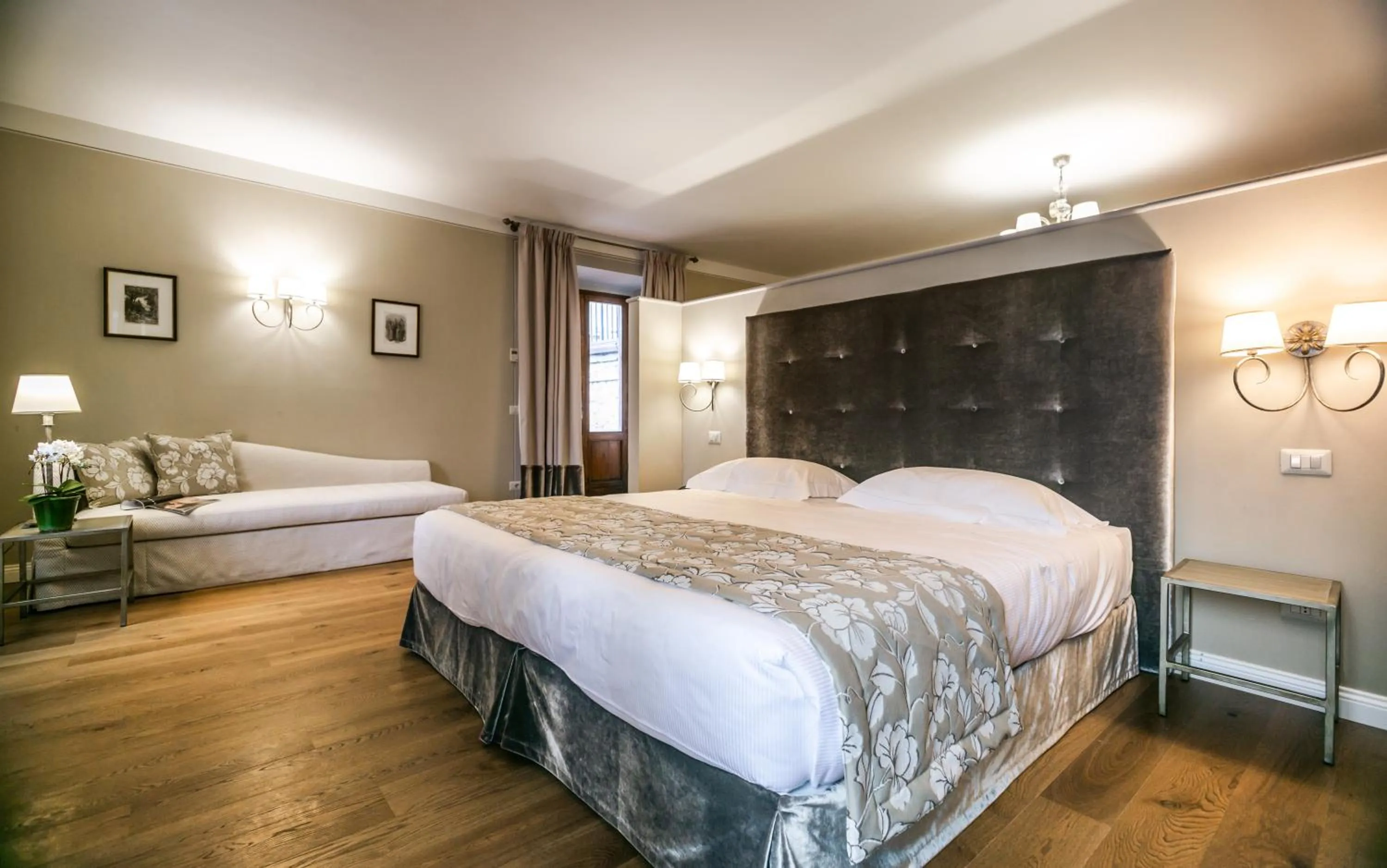 Bedroom, Bed in Palazzo Leopoldo Dimora Storica & Spa