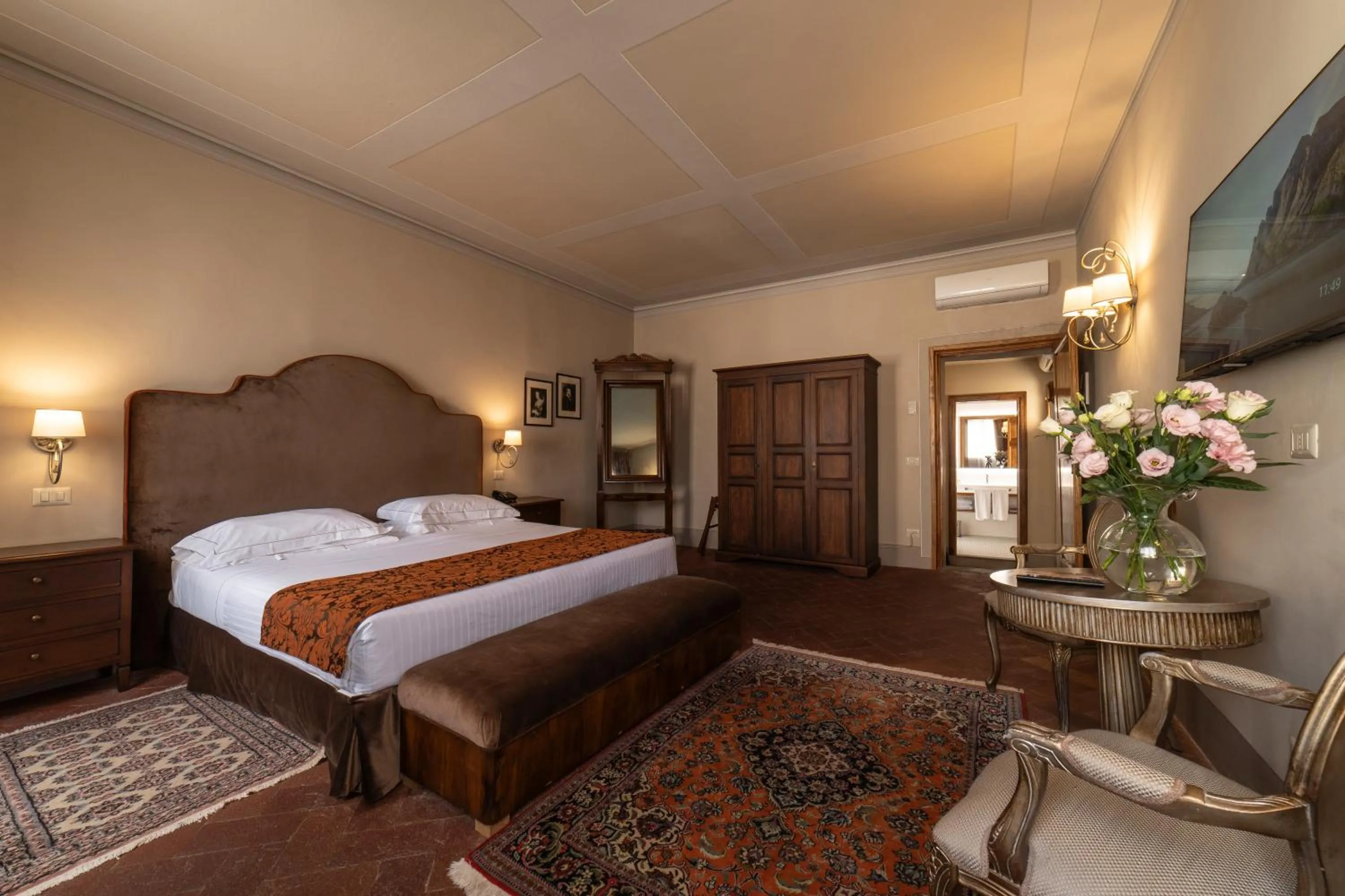 Bedroom, Bed in Palazzo Leopoldo Dimora Storica & Spa
