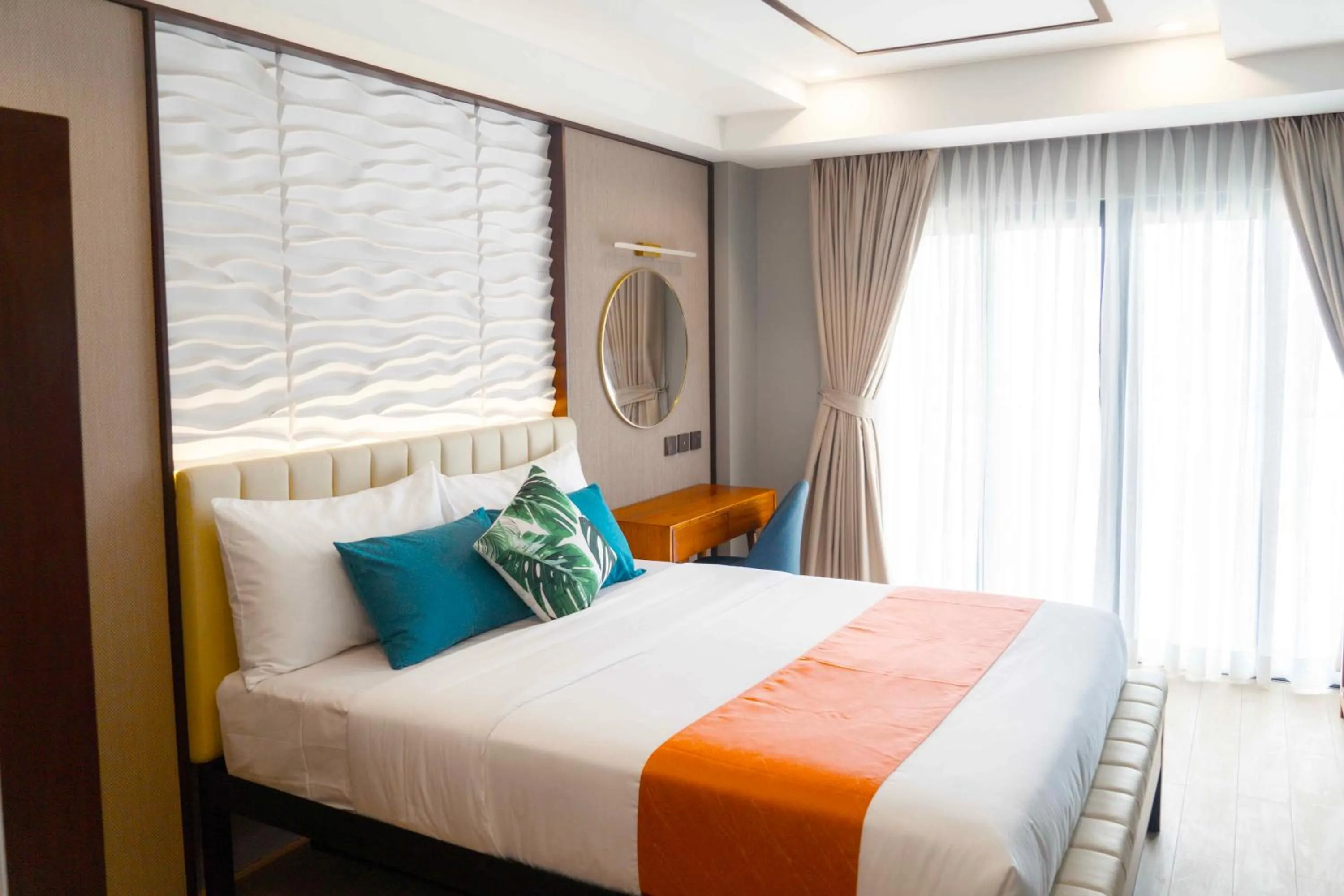 Bed in Puerto de San Juan Beach Resort Hotel and Residences