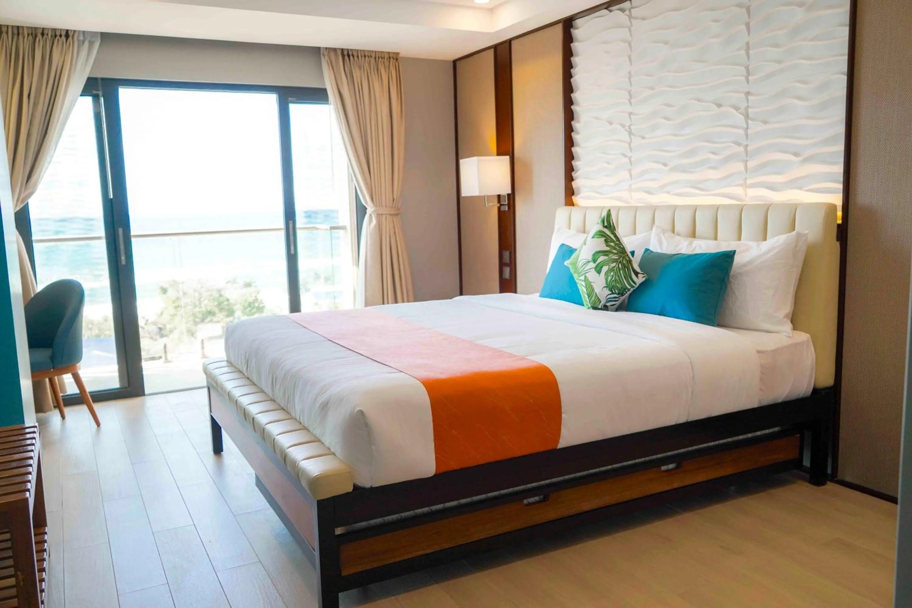 Bed in Puerto de San Juan Beach Resort Hotel and Residences