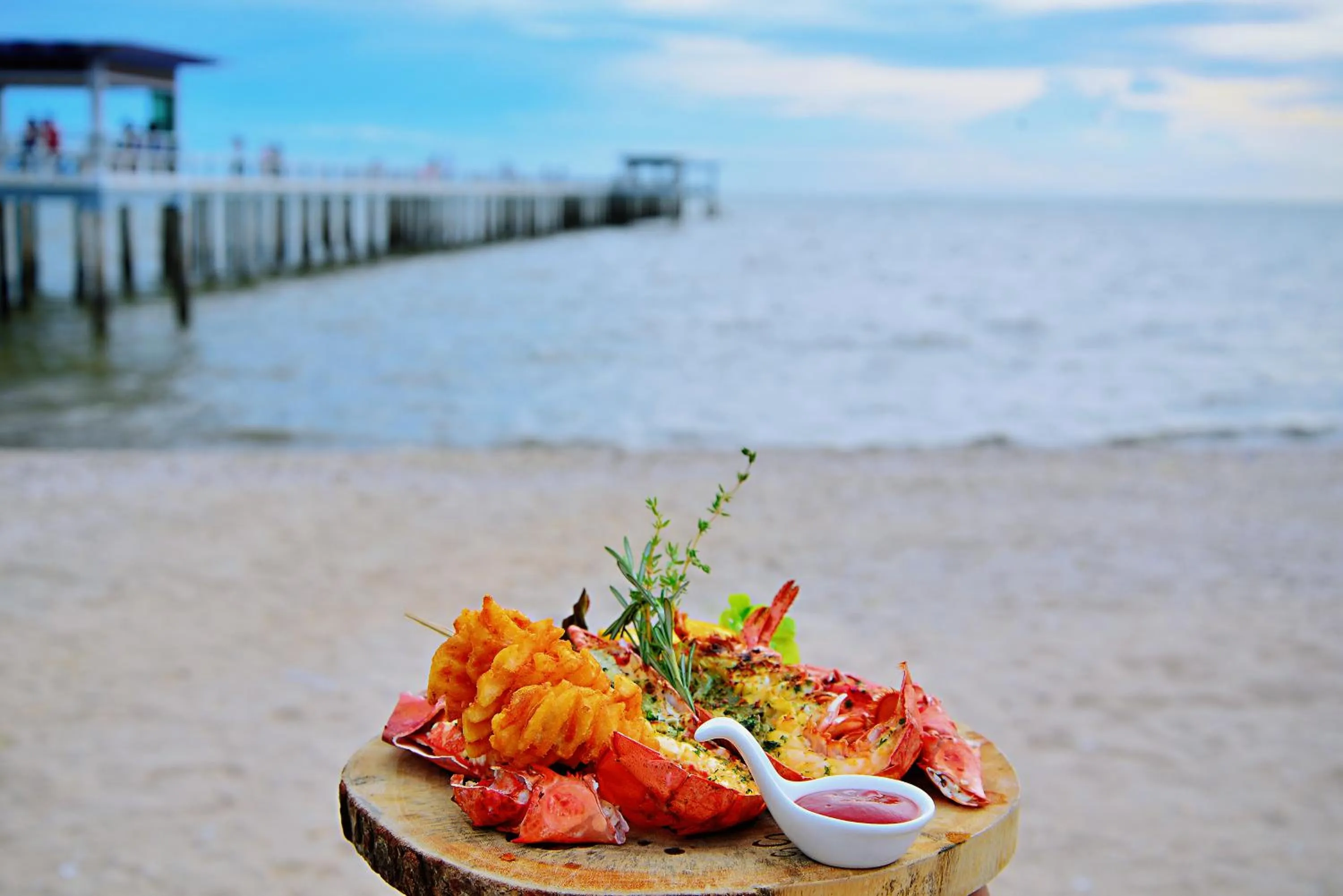 Food in Sandy Beach Bungalows by EHM