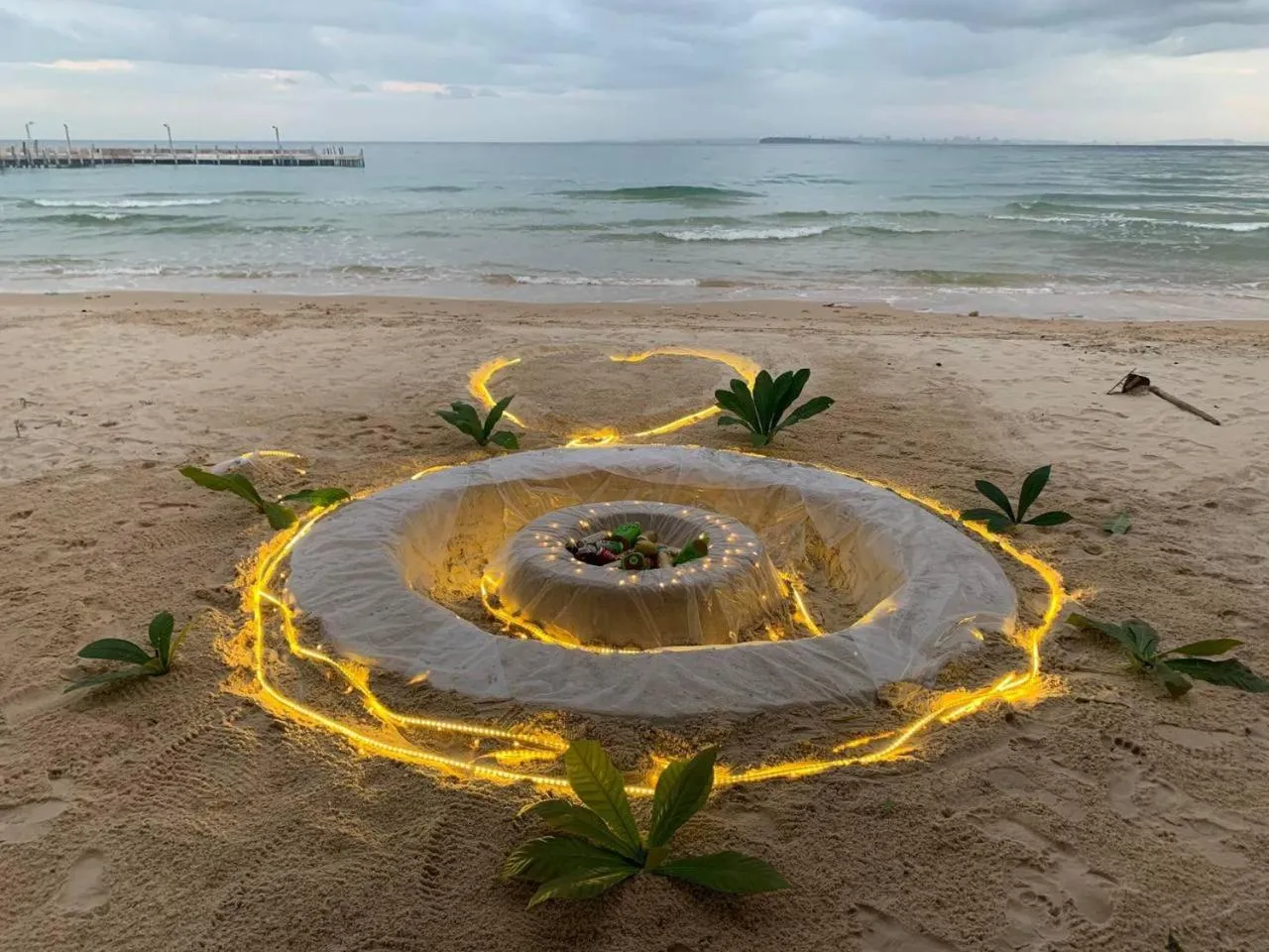 Beach in Sandy Beach Bungalows by EHM