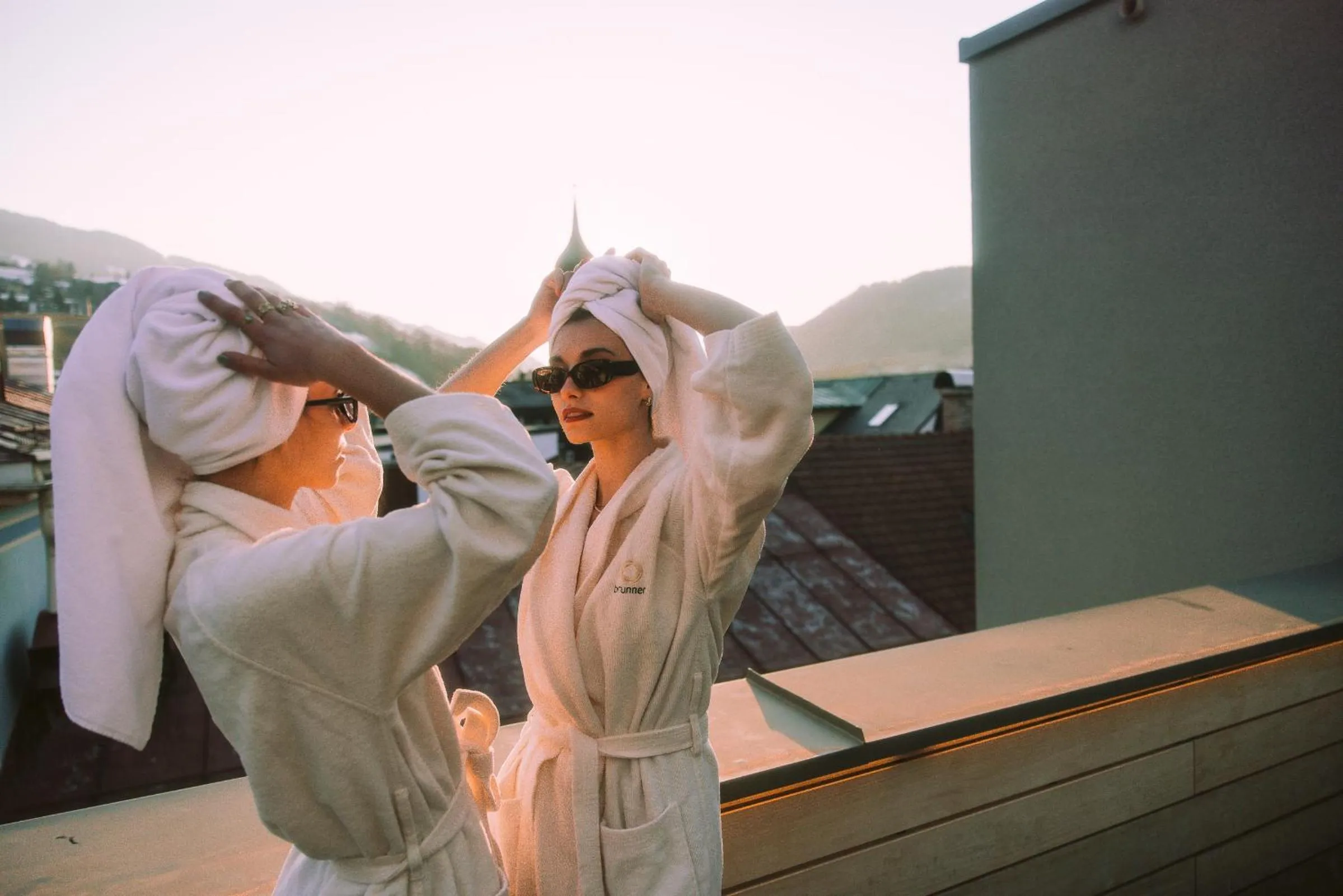 Balcony/Terrace in Stadthotel Brunner
