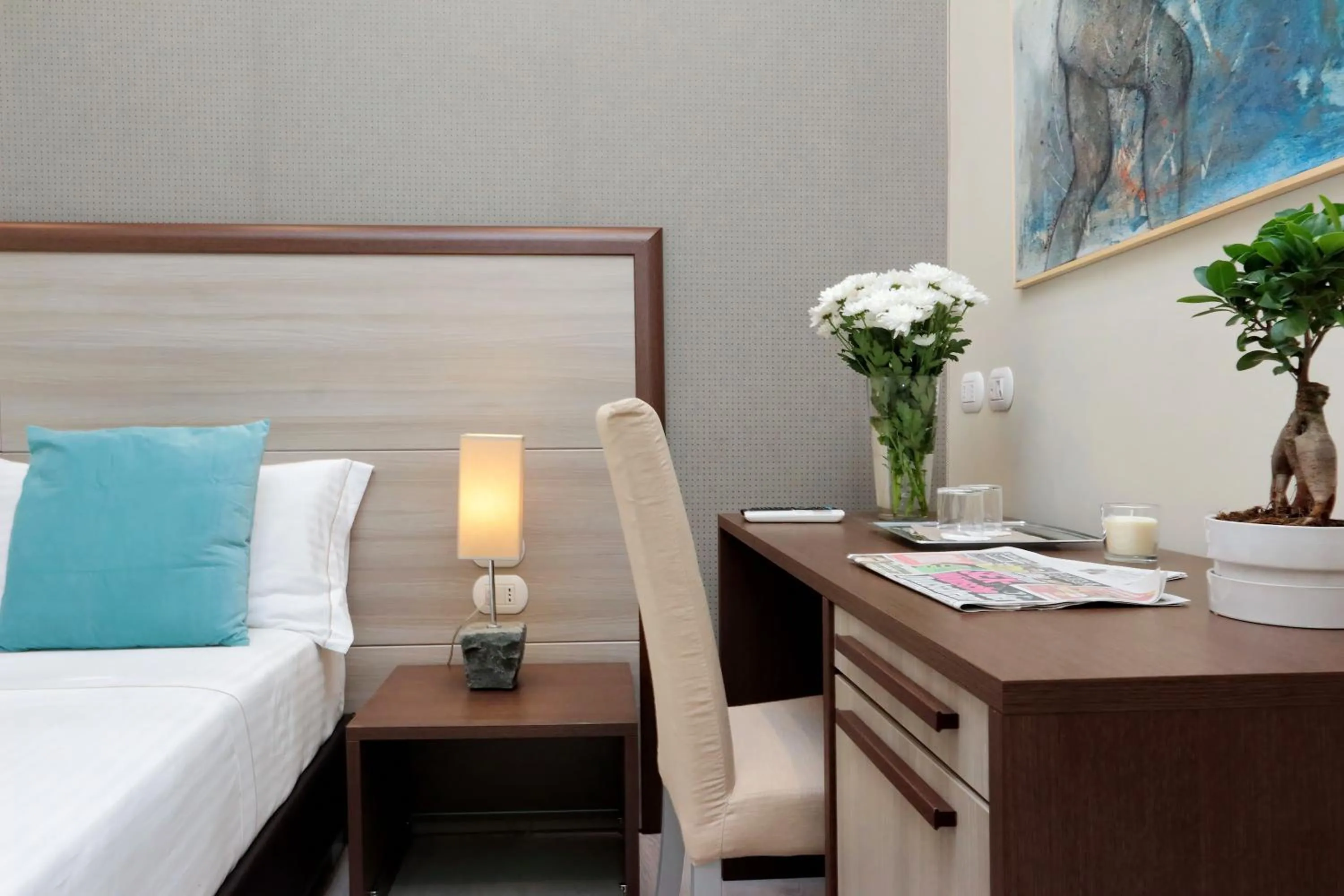 Decorative detail, Bed in Relais Servio Tullio