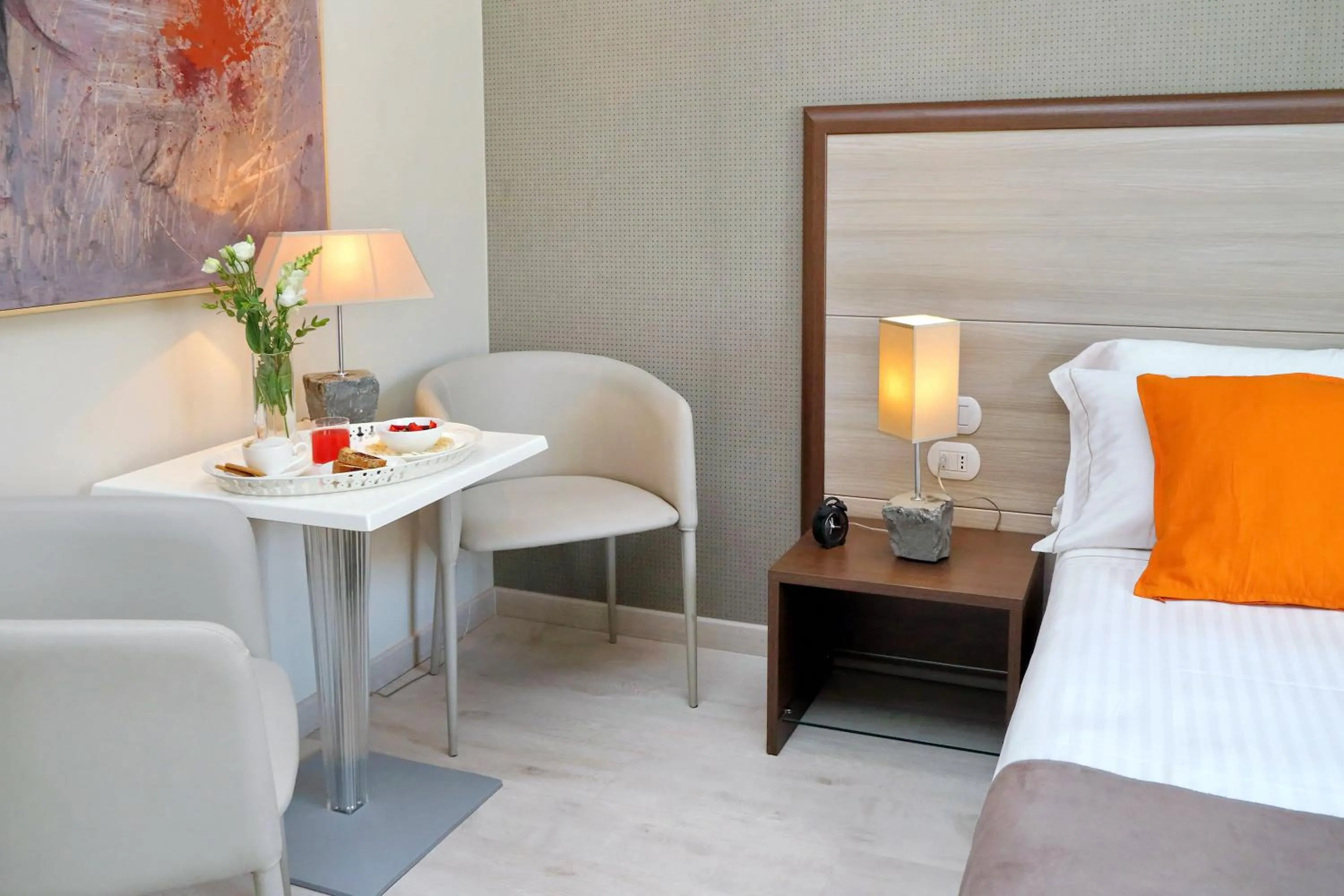 Decorative detail, Bed in Relais Servio Tullio