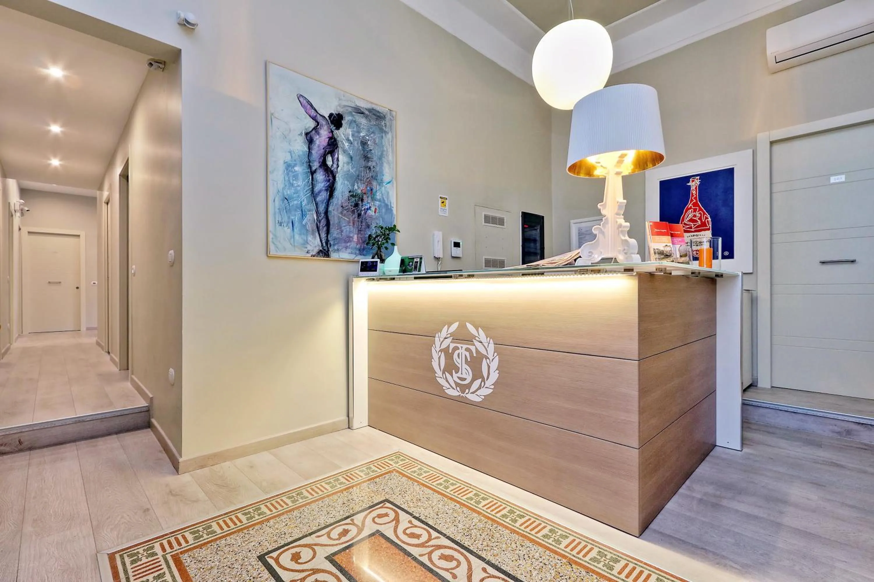 Lobby or reception in Relais Servio Tullio