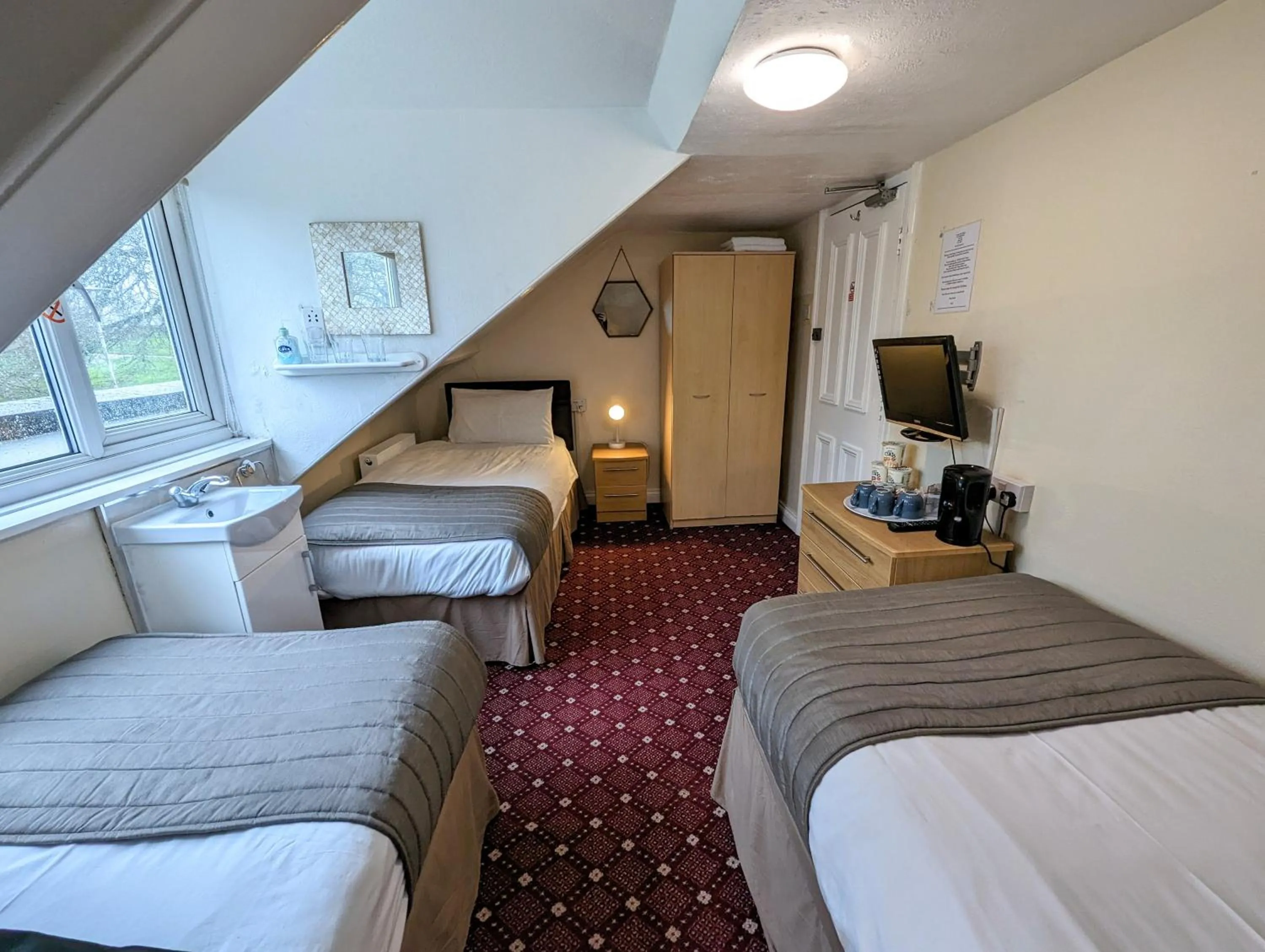 Bed in The George Guest House