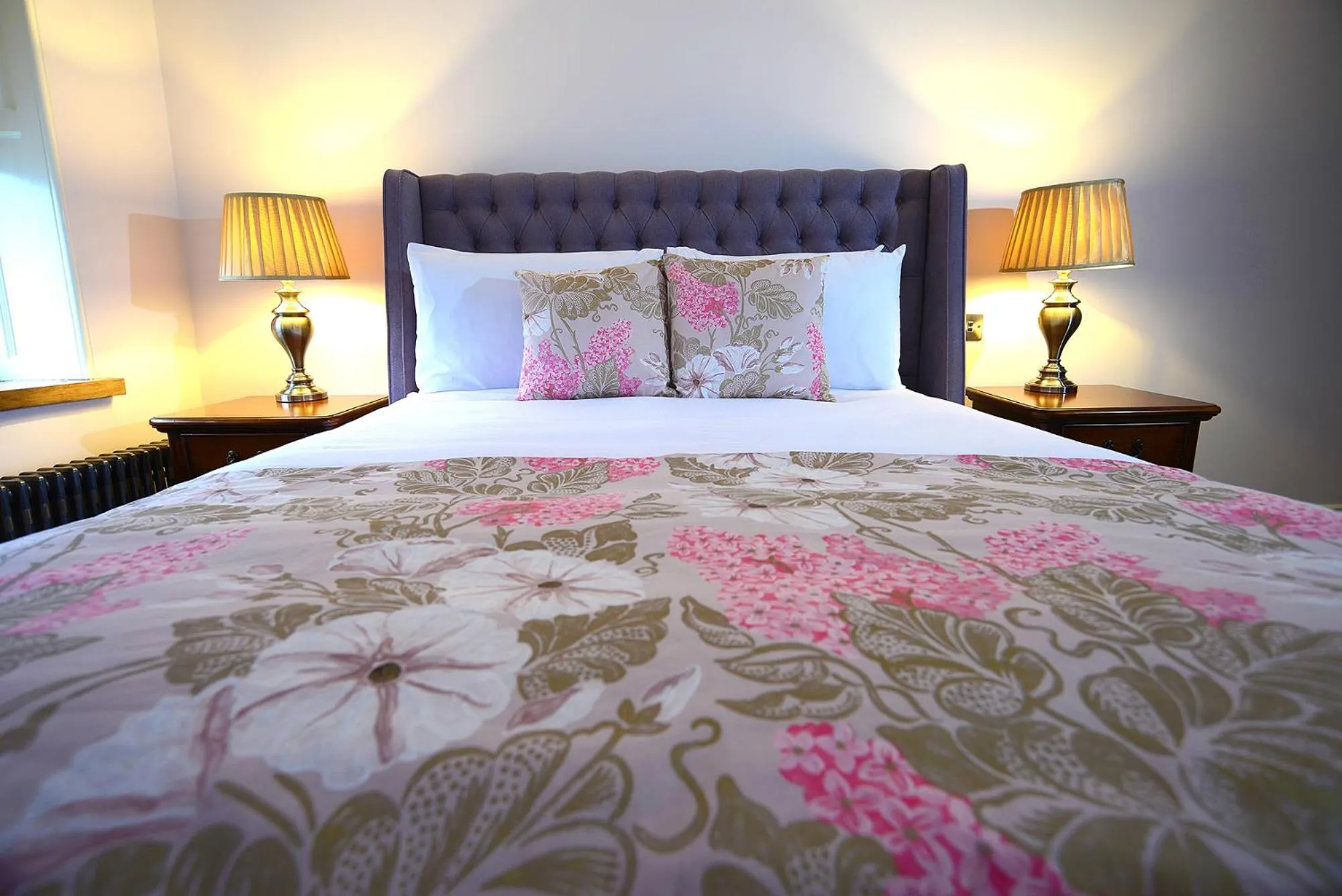 Decorative detail, Bed in The Morecambe Hotel