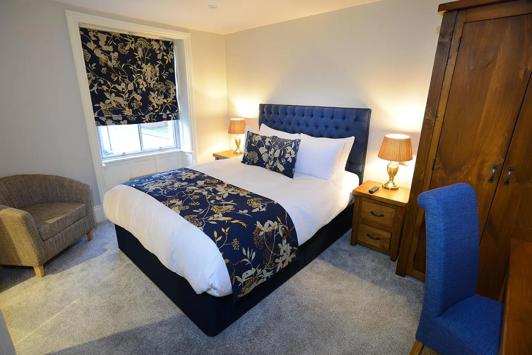 Decorative detail, Bed in The Morecambe Hotel