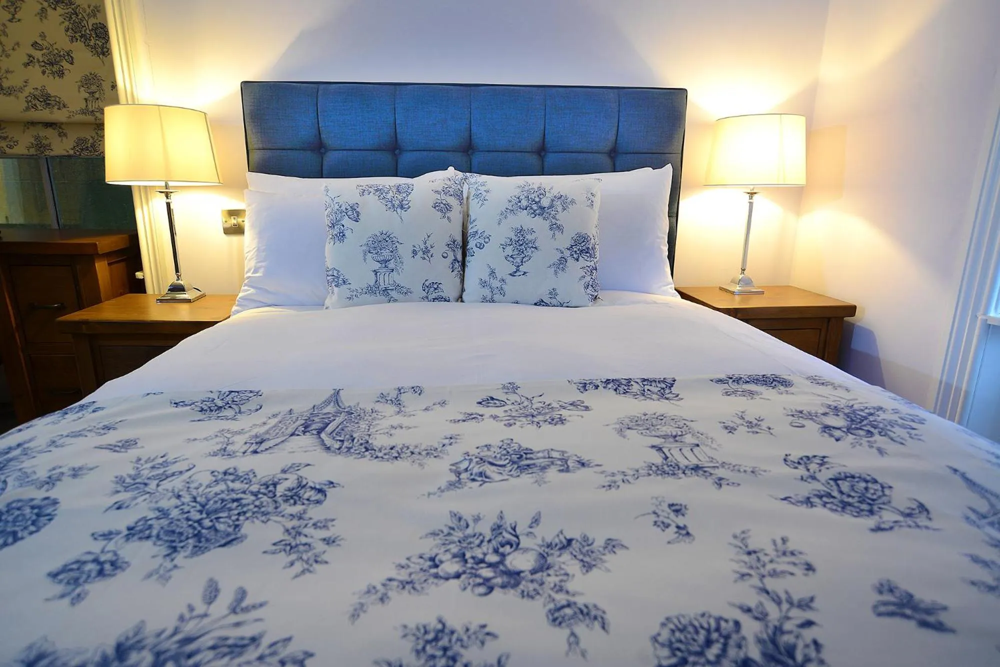 Decorative detail, Bed in The Morecambe Hotel