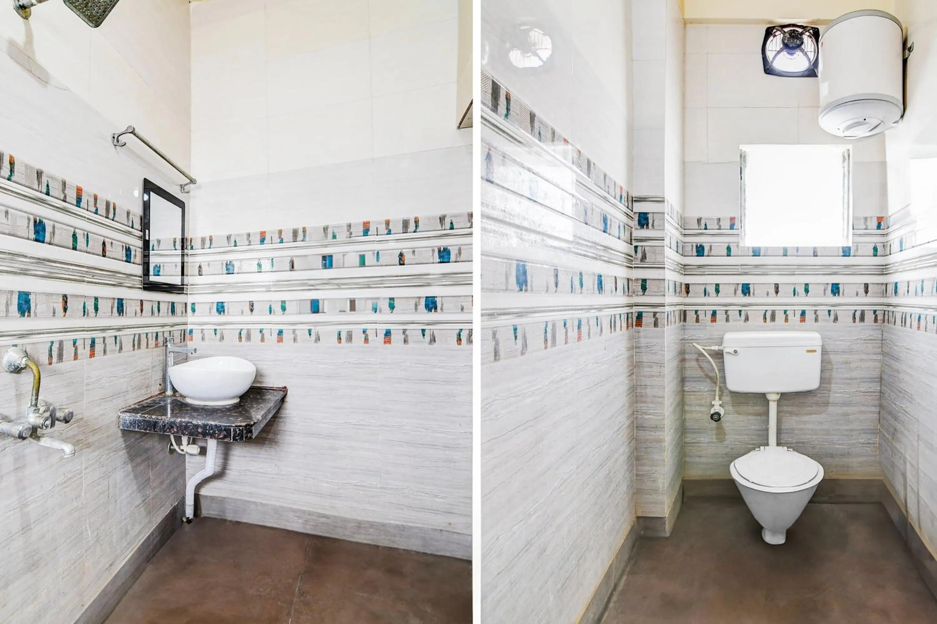 Bathroom in Hotel O DumDum Thana More Formerly Bimla Regency