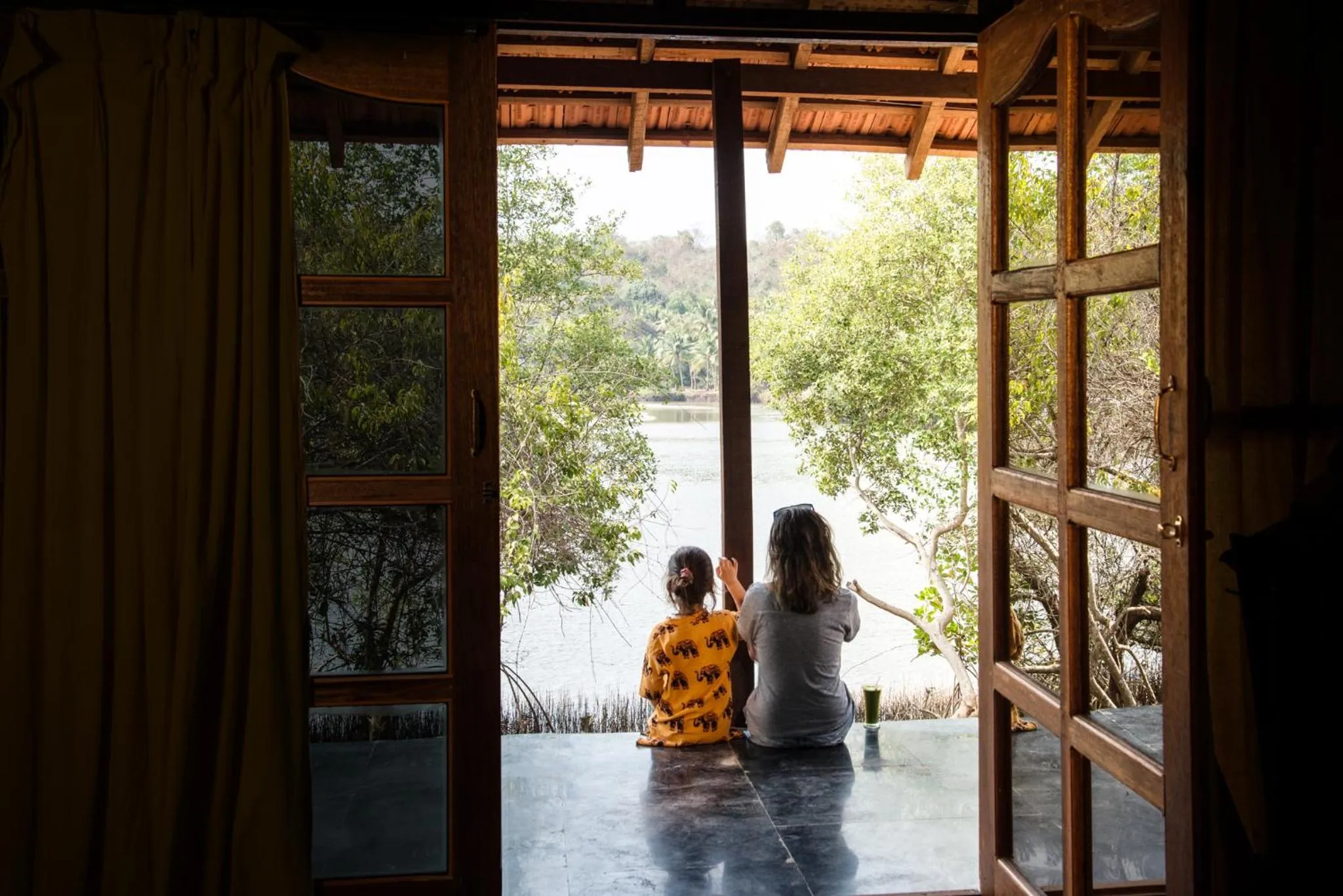 Lake view in The Bay Agonda